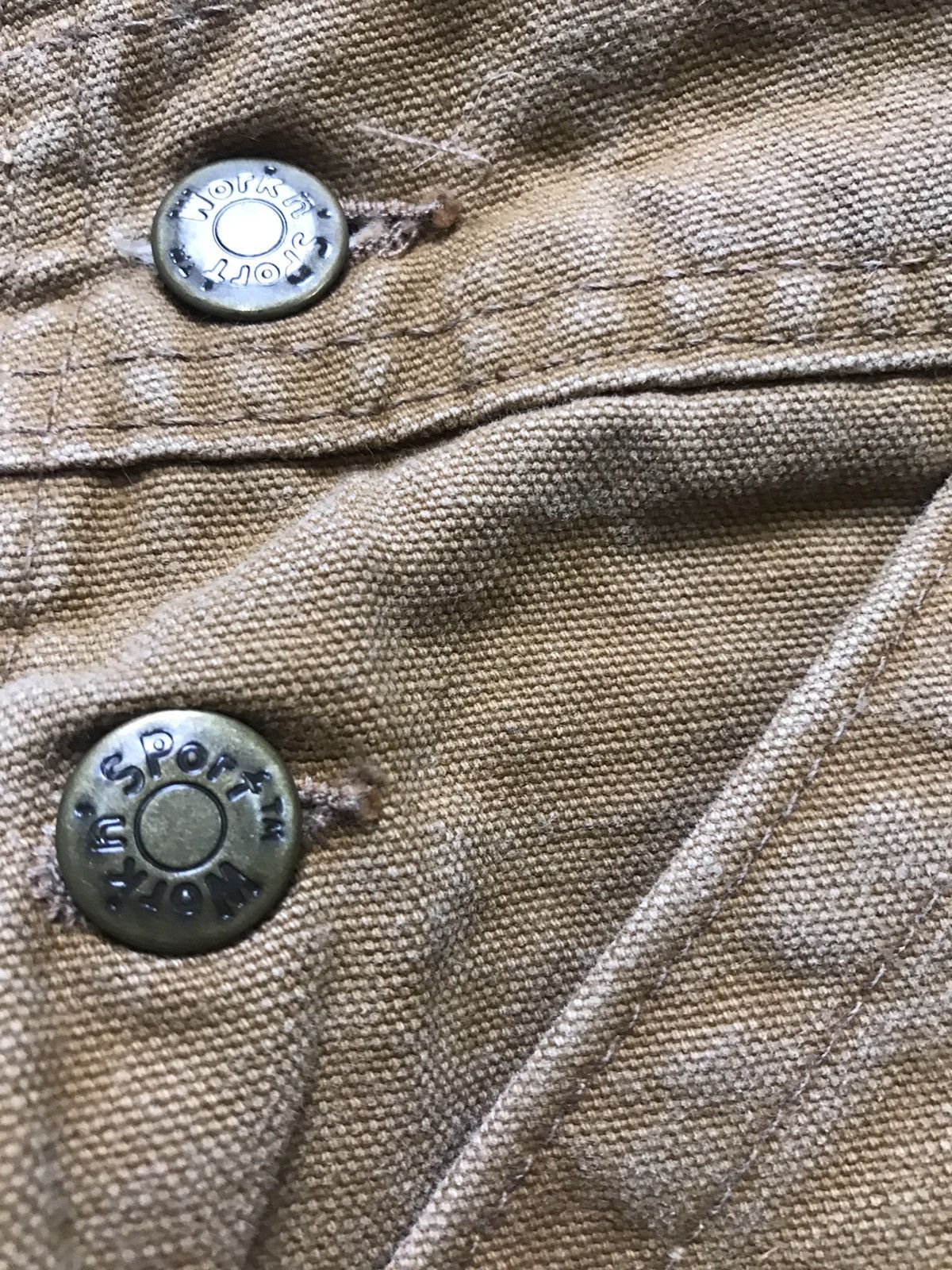 Vintage Vintage Overall Jumpsuit Work&Sport duck canvas Size US 36 / EU 52 - 9 Thumbnail