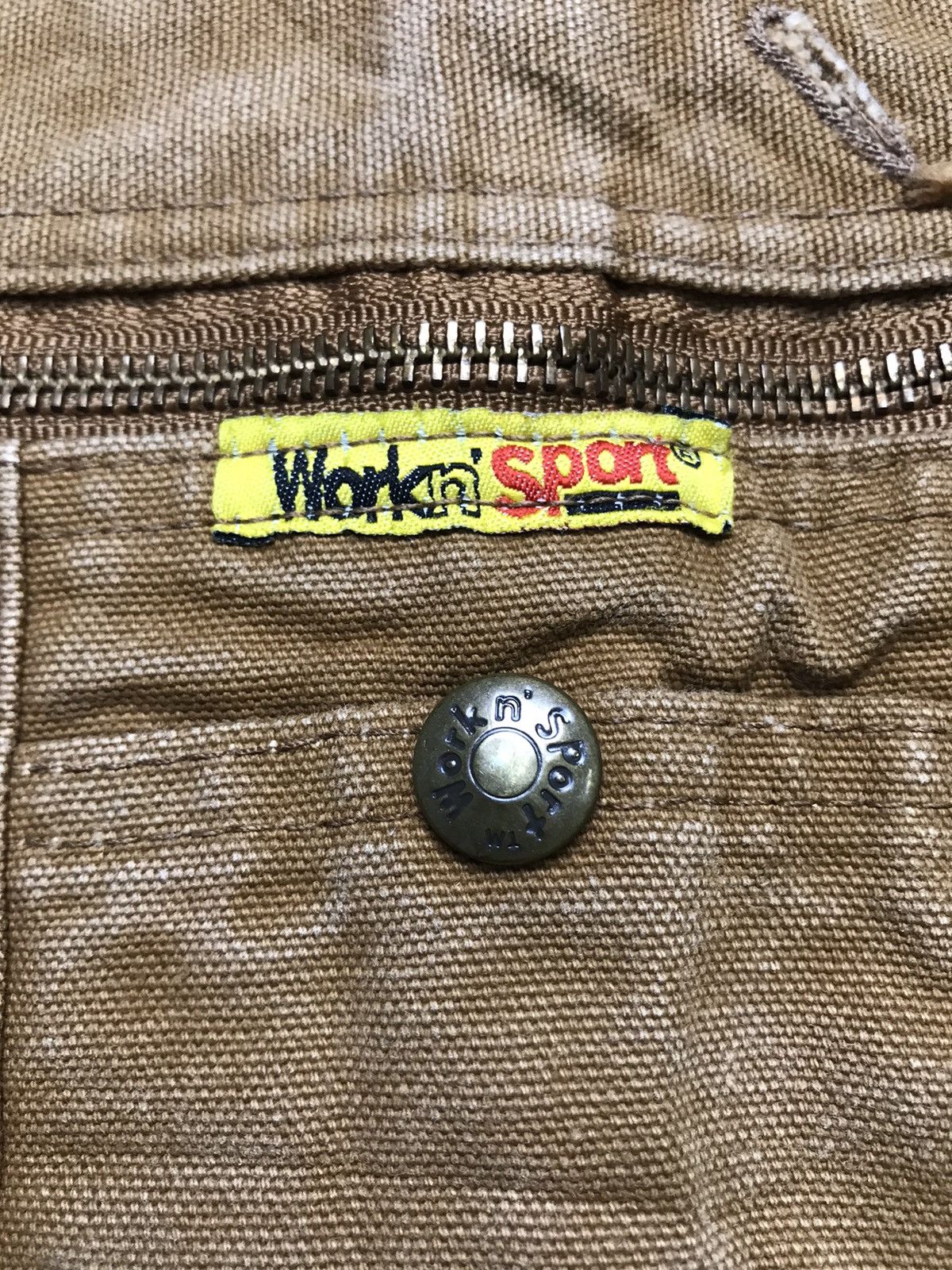 Vintage Vintage Overall Jumpsuit Work&Sport duck canvas Size US 36 / EU 52 - 7 Thumbnail