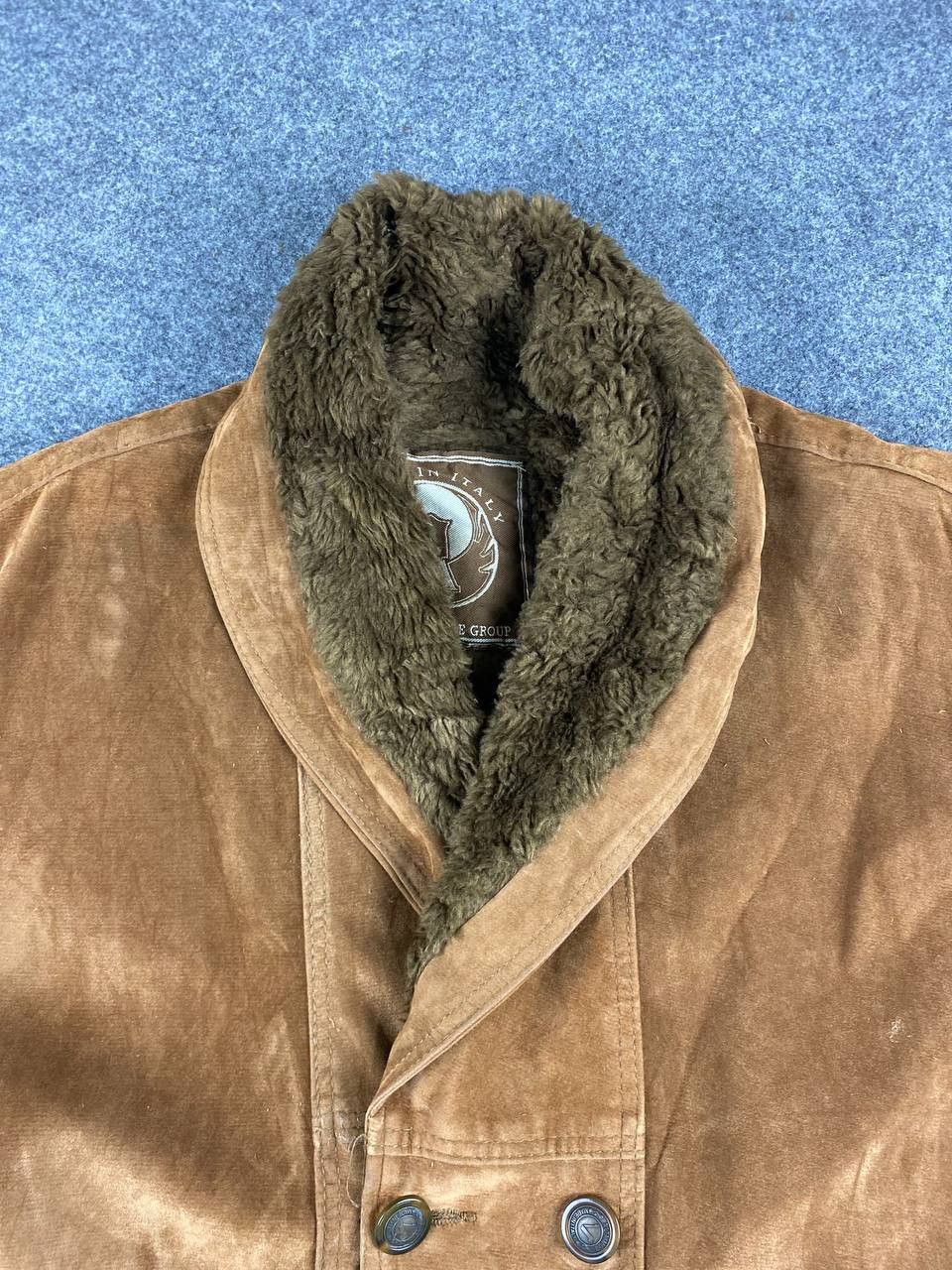 Italic alta moda leather jacket sherpa lining made in italy Size US XL / EU 56 / 4 - 2 Thumbnail