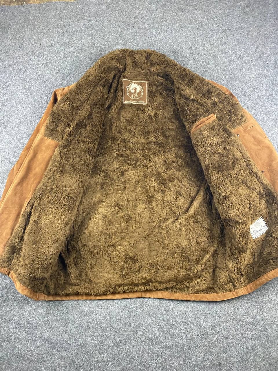 Italic alta moda leather jacket sherpa lining made in italy Size US XL / EU 56 / 4 - 8 Thumbnail