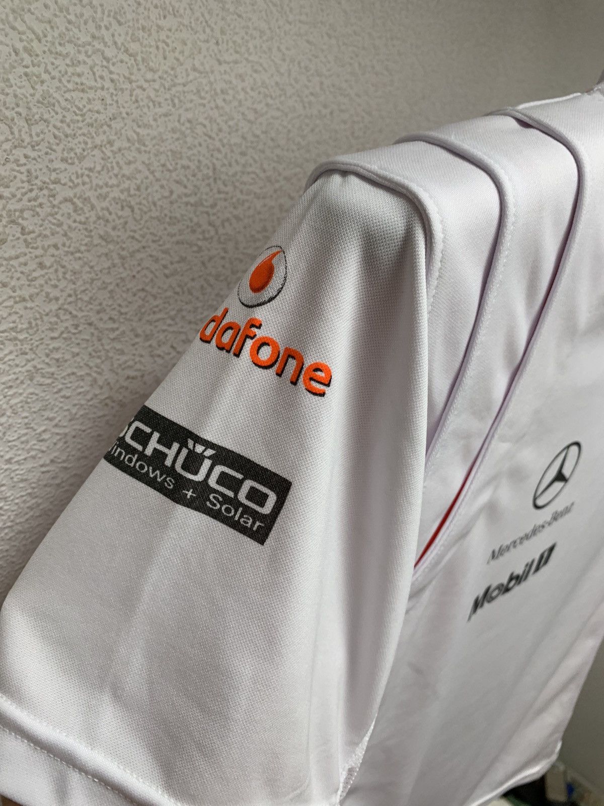 Mercedes-Benz McLaren Mercedes Vodafone white vintage t-shirt S Hamilton Size US S / EU 44-46 / 1 - 6 Thumbnail
