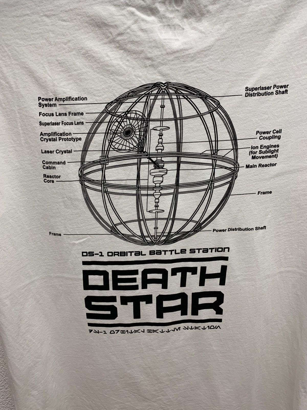 Uniqlo Uniqlo Star Wars Death Star Japanese brand white t-shirt Xl Size US XL / EU 56 / 4 - 3 Thumbnail