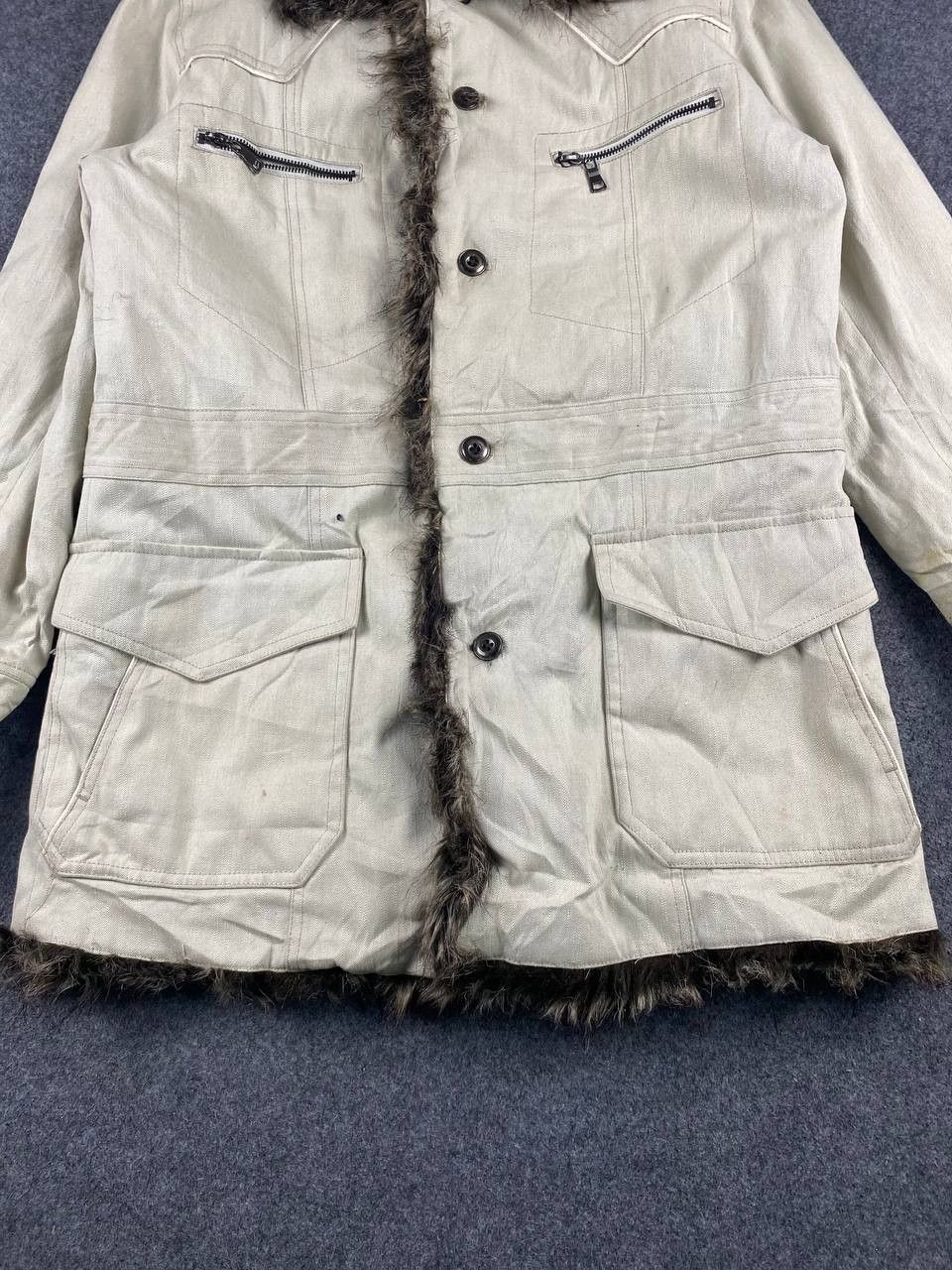 Japanese Brand bareback japanese brands denim jacket fur design Size US XL / EU 56 / 4 - 3 Thumbnail