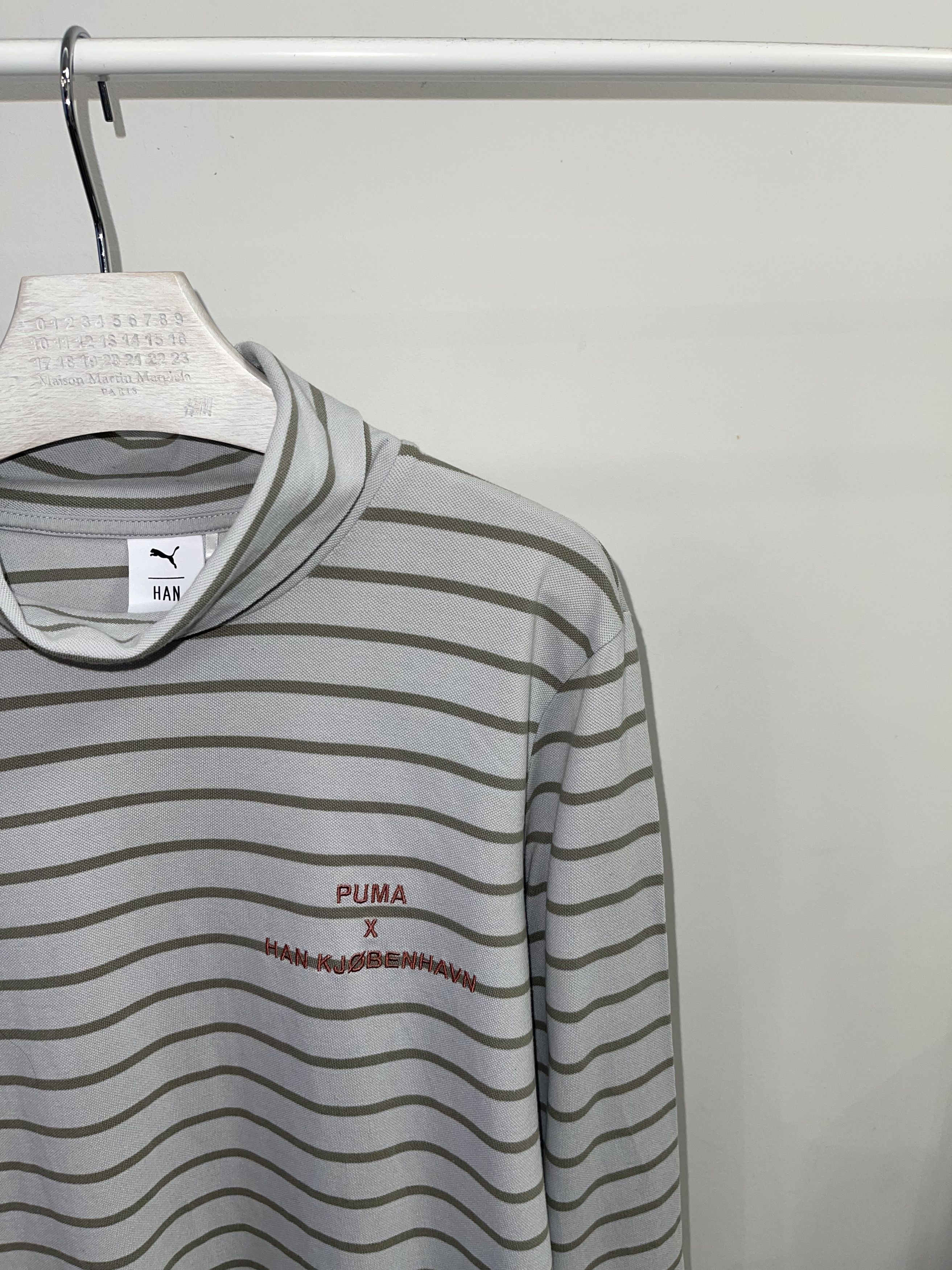 Han Kjobenhavn Puma X Han Kjobenhavn Logo Striped Turtleneck Longsleeve Size US M / EU 48-50 / 2 - 3 Thumbnail