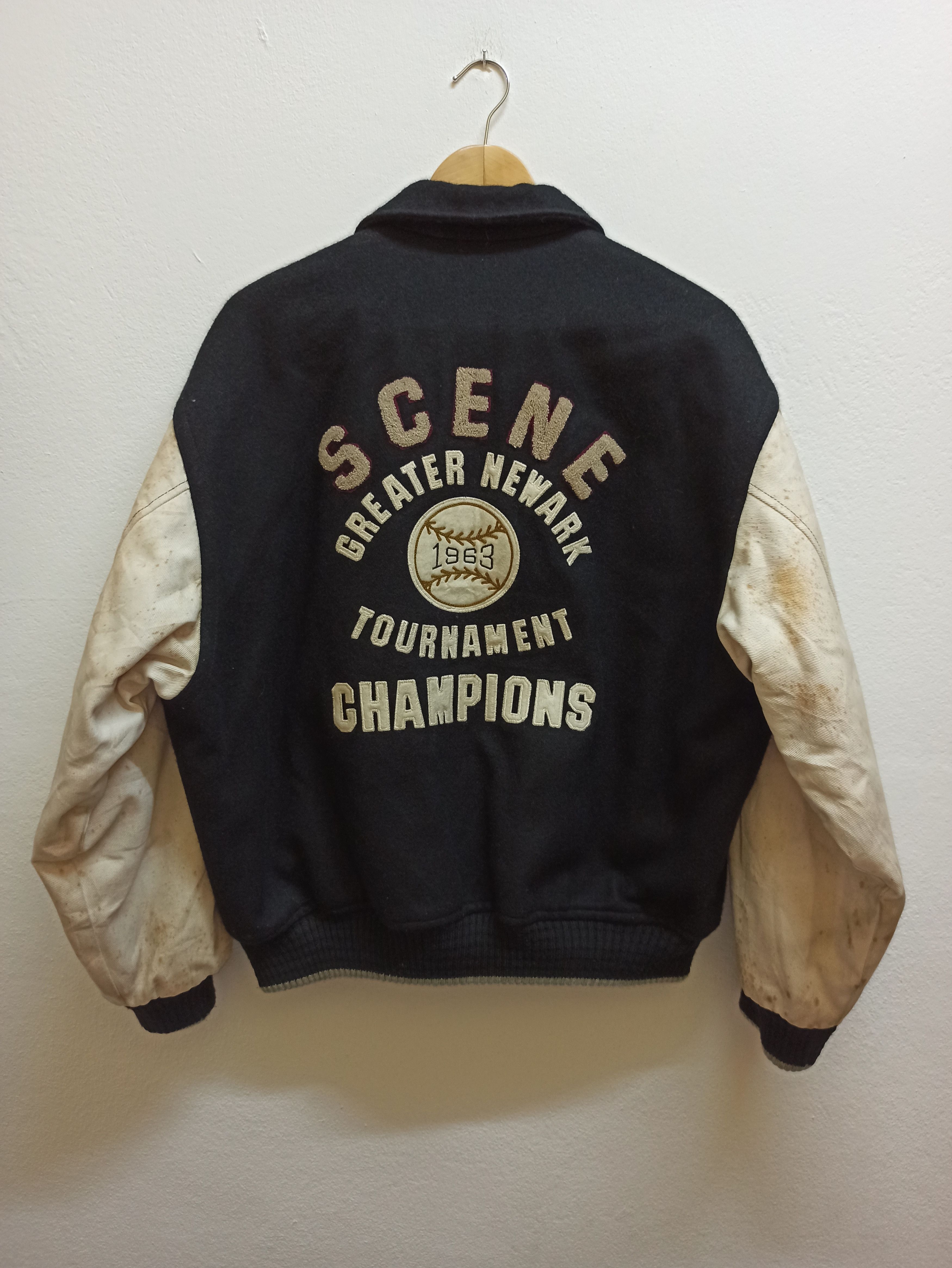Vintage 🔥STEALS🔥 Scene America Wool Varsity Jacket (c32) Size US L / EU 52-54 / 3 - 1 Thumbnail