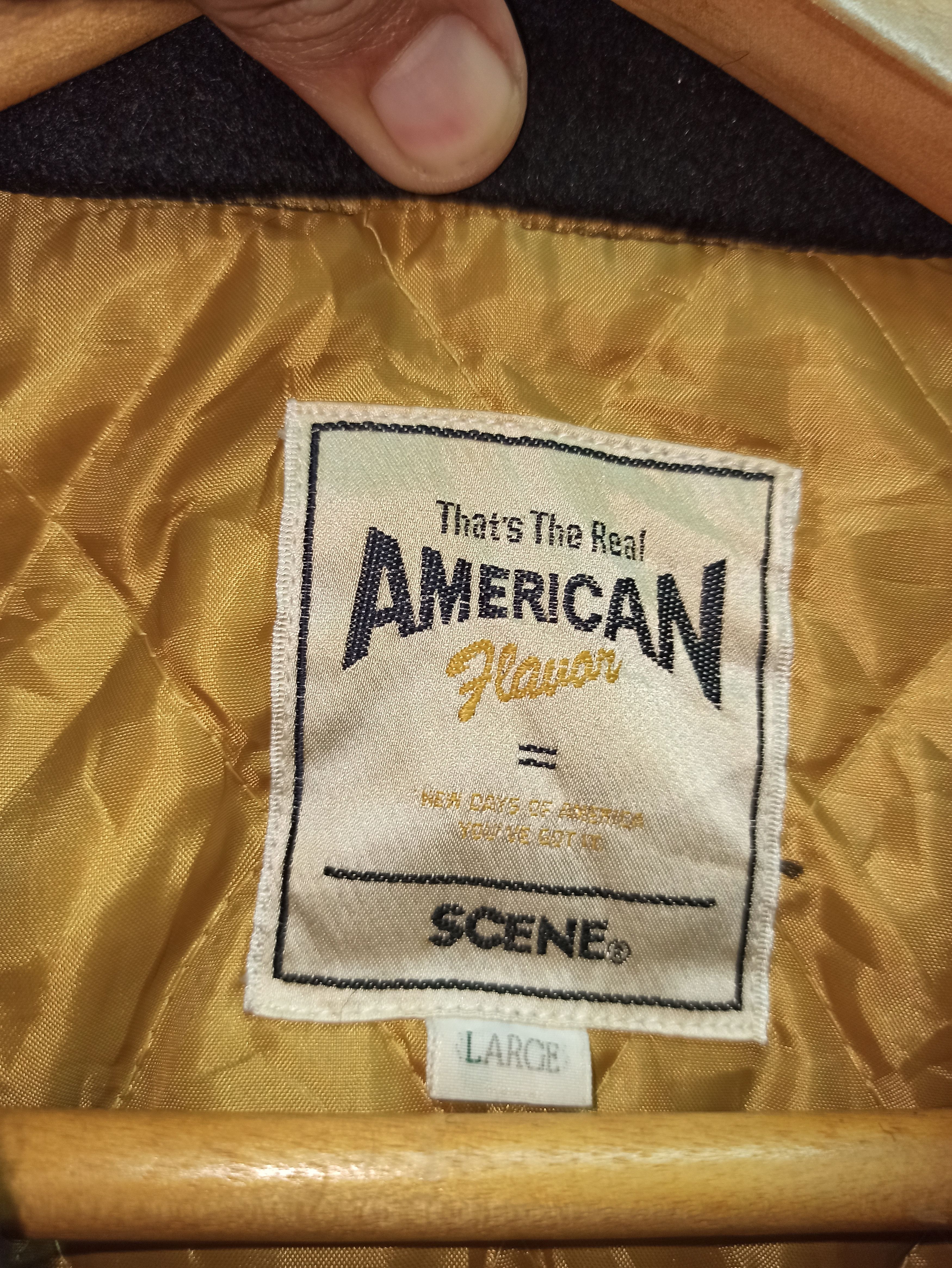 Vintage 🔥STEALS🔥 Scene America Wool Varsity Jacket (c32) Size US L / EU 52-54 / 3 - 9 Thumbnail