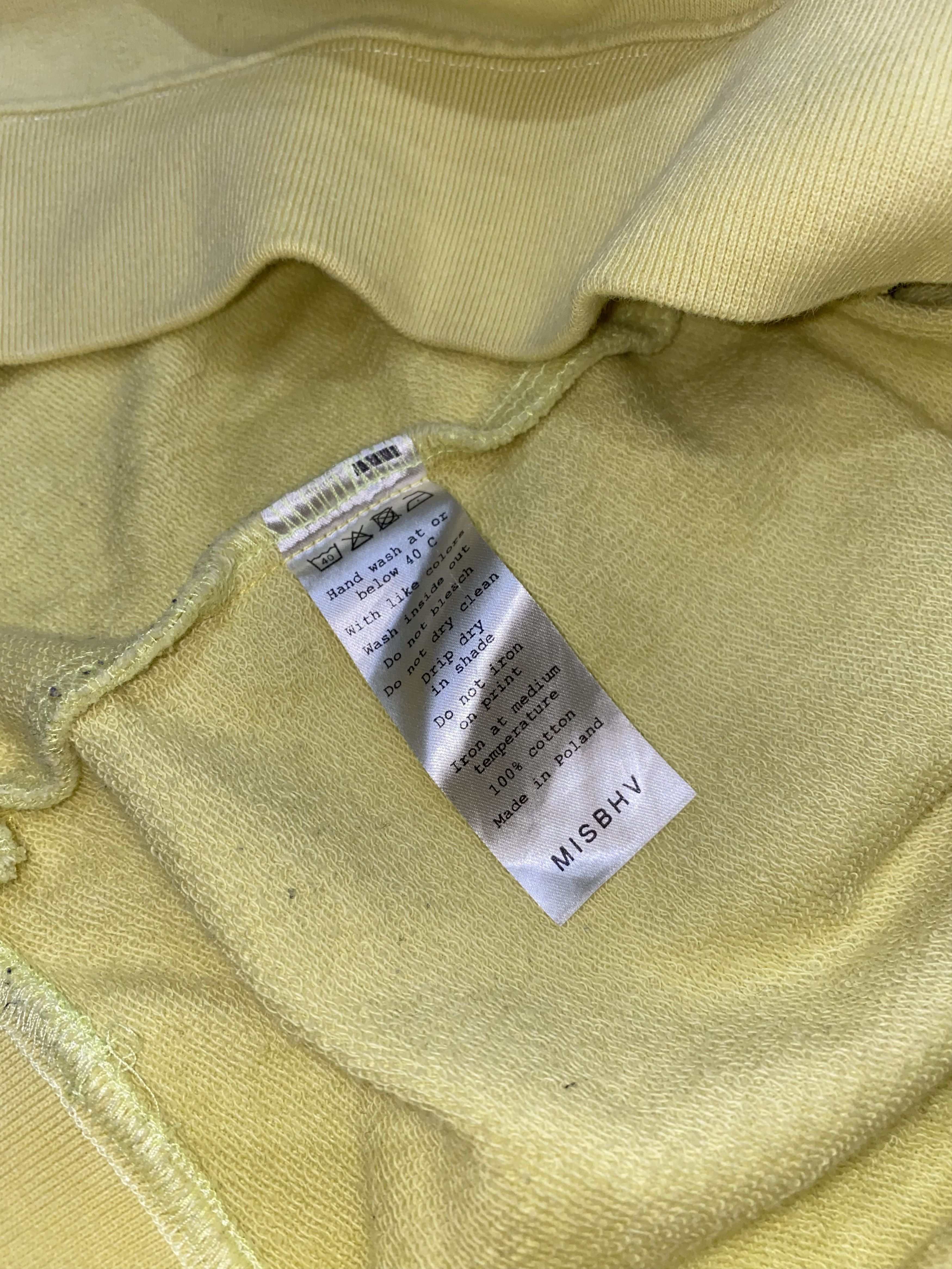 Misbhv SS16 MISBHV "New Beginnings" Box Logo Yellow Hoodie Size US S / EU 44-46 / 1 - 13 Thumbnail