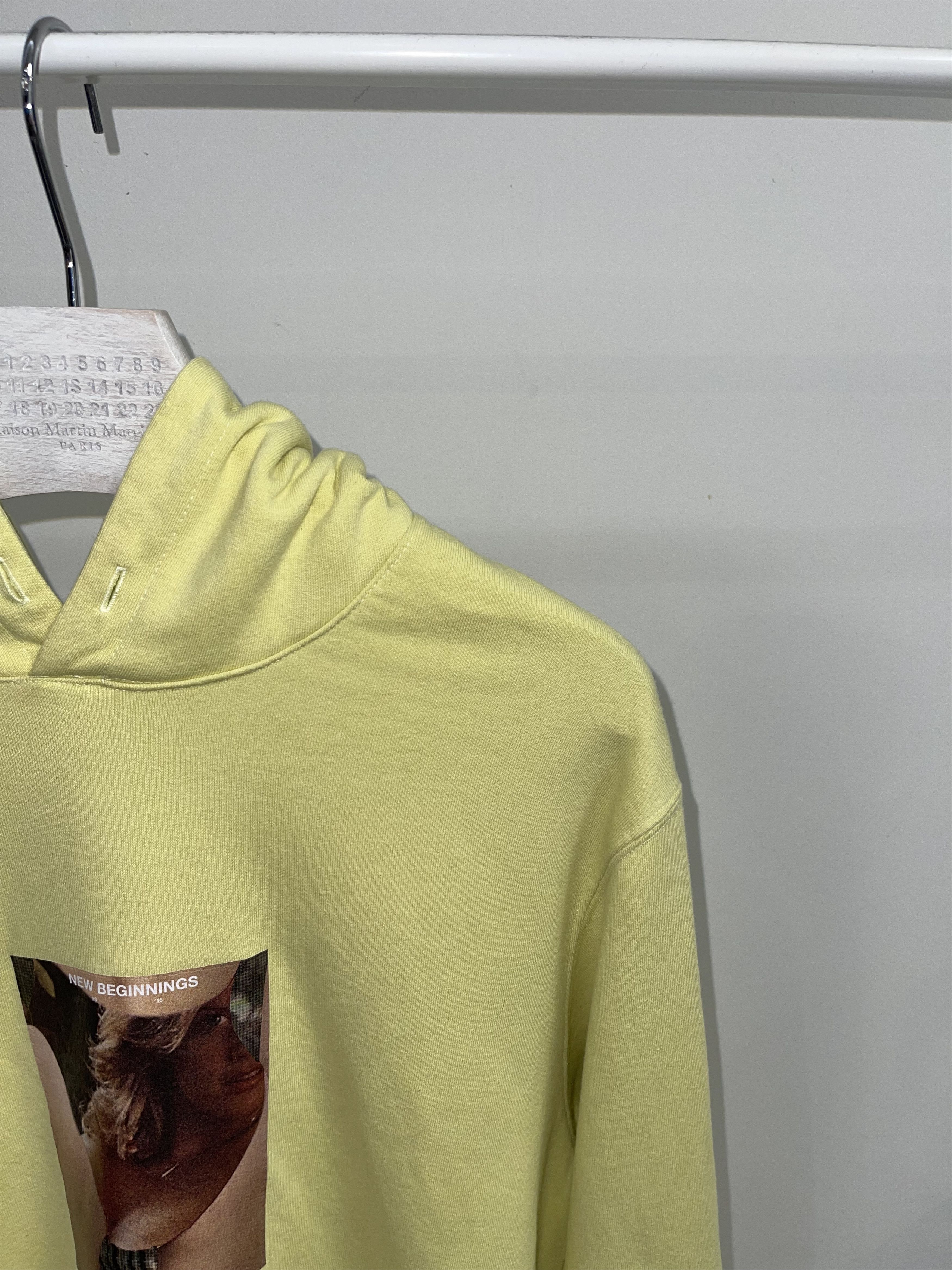 Misbhv SS16 MISBHV "New Beginnings" Box Logo Yellow Hoodie Size US S / EU 44-46 / 1 - 4 Thumbnail