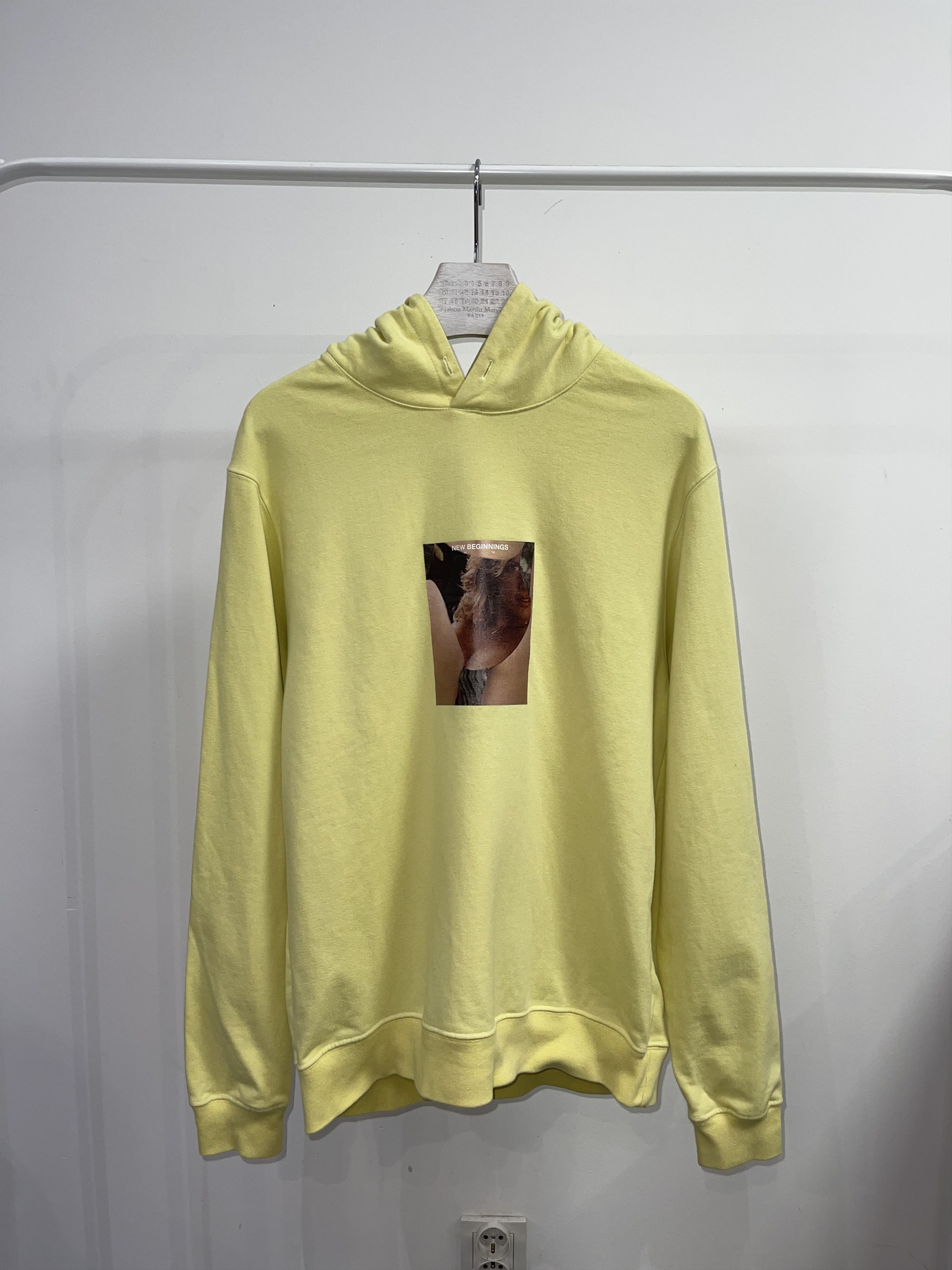 Misbhv SS16 MISBHV "New Beginnings" Box Logo Yellow Hoodie Size US S / EU 44-46 / 1 - 2 Thumbnail