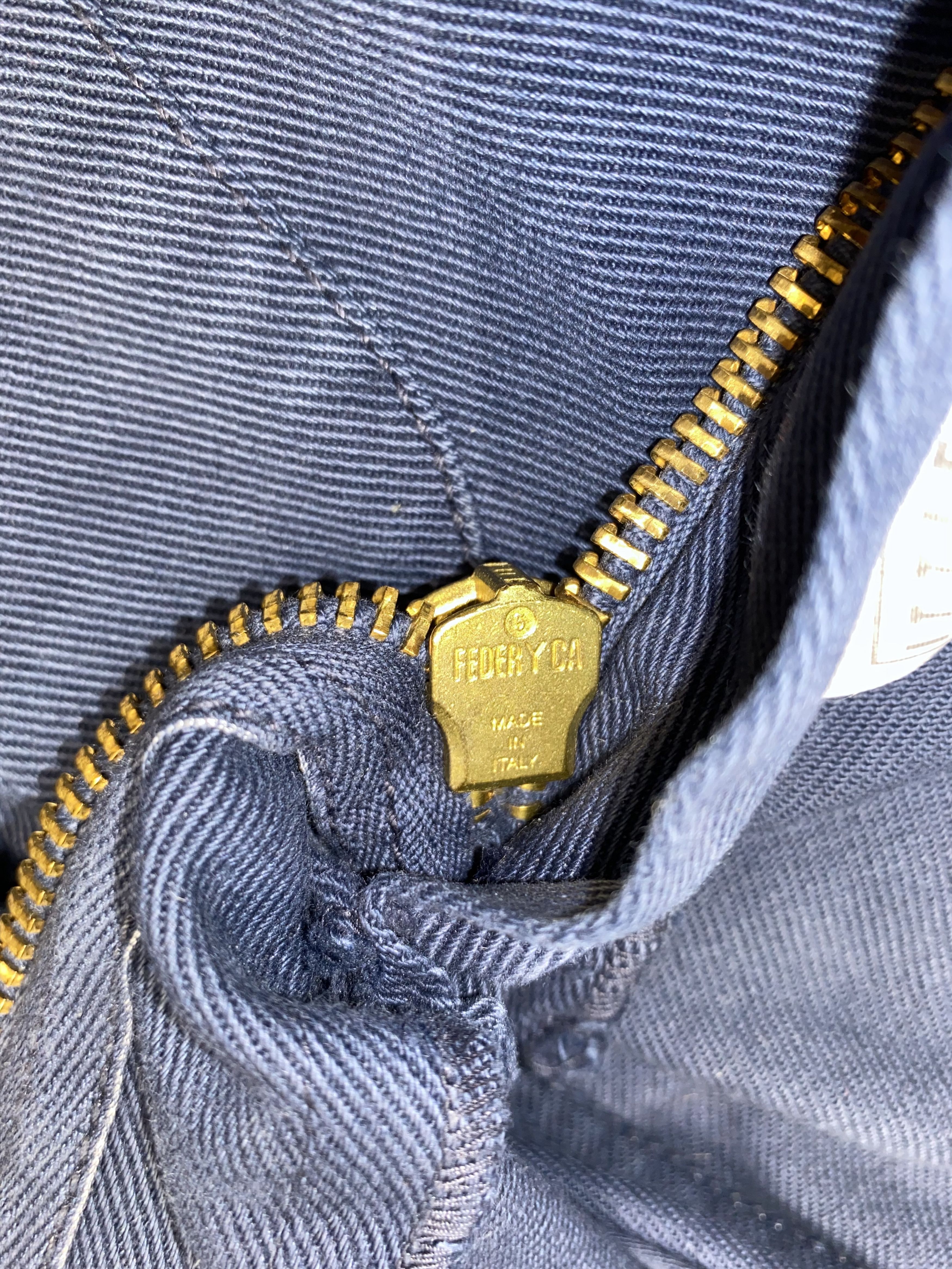 Pierre Balmain Pierre Balmain 3 Zip Zipped Biker Navy Denim Pants Size US 36 / EU 52 - 12 Thumbnail