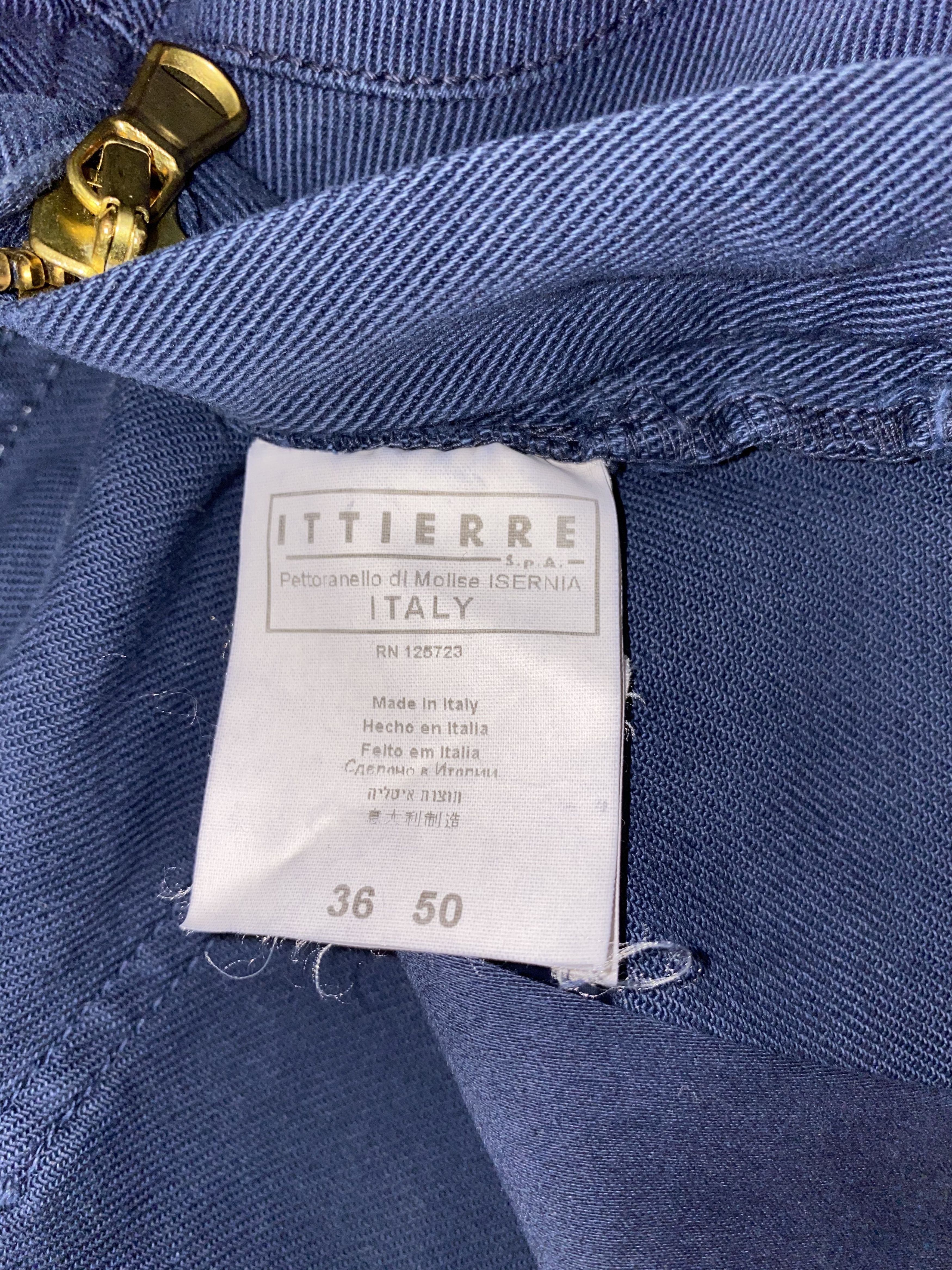 Pierre Balmain Pierre Balmain 3 Zip Zipped Biker Navy Denim Pants Size US 36 / EU 52 - 15 Thumbnail