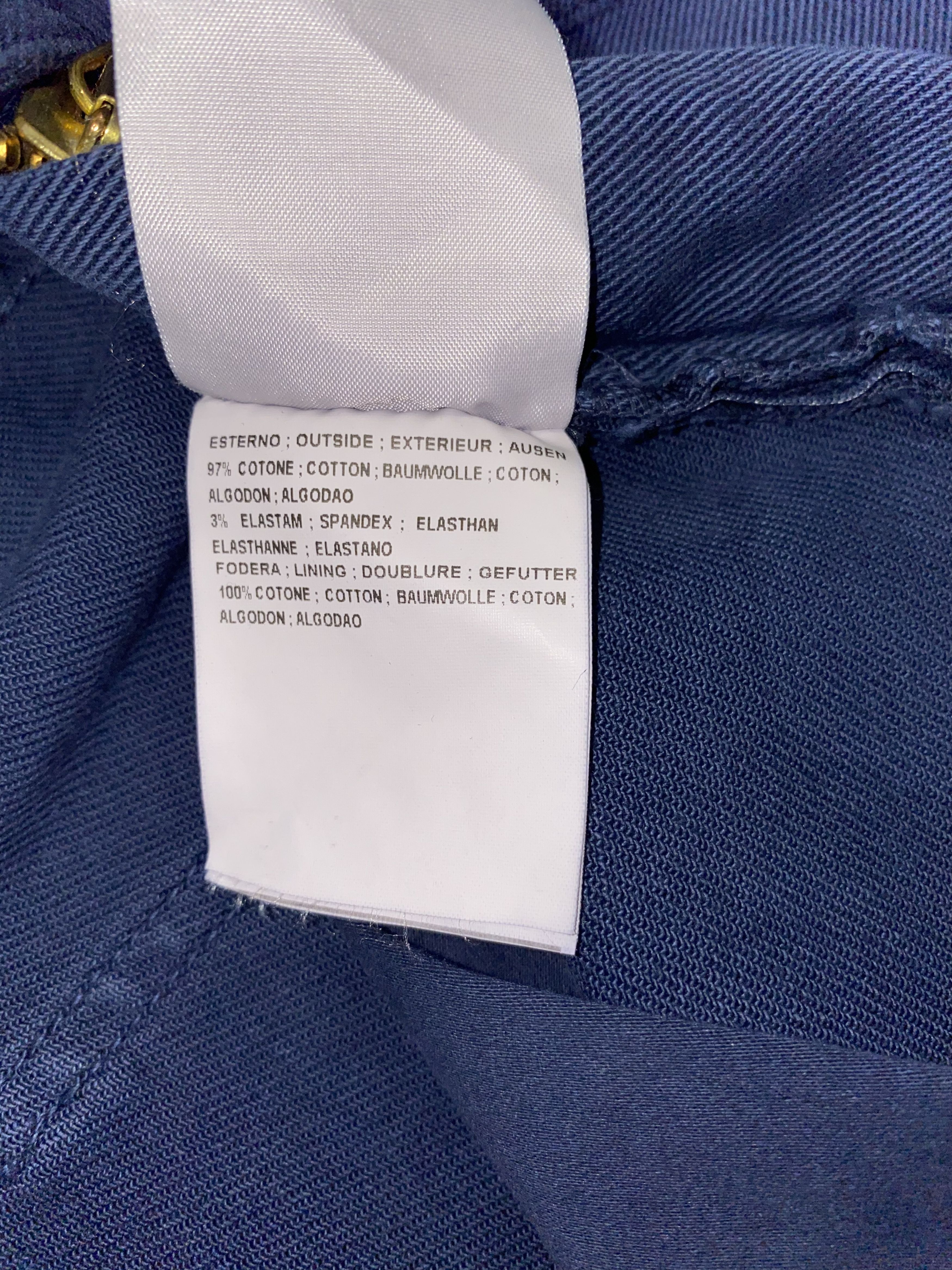 Pierre Balmain Pierre Balmain 3 Zip Zipped Biker Navy Denim Pants Size US 36 / EU 52 - 16 Thumbnail