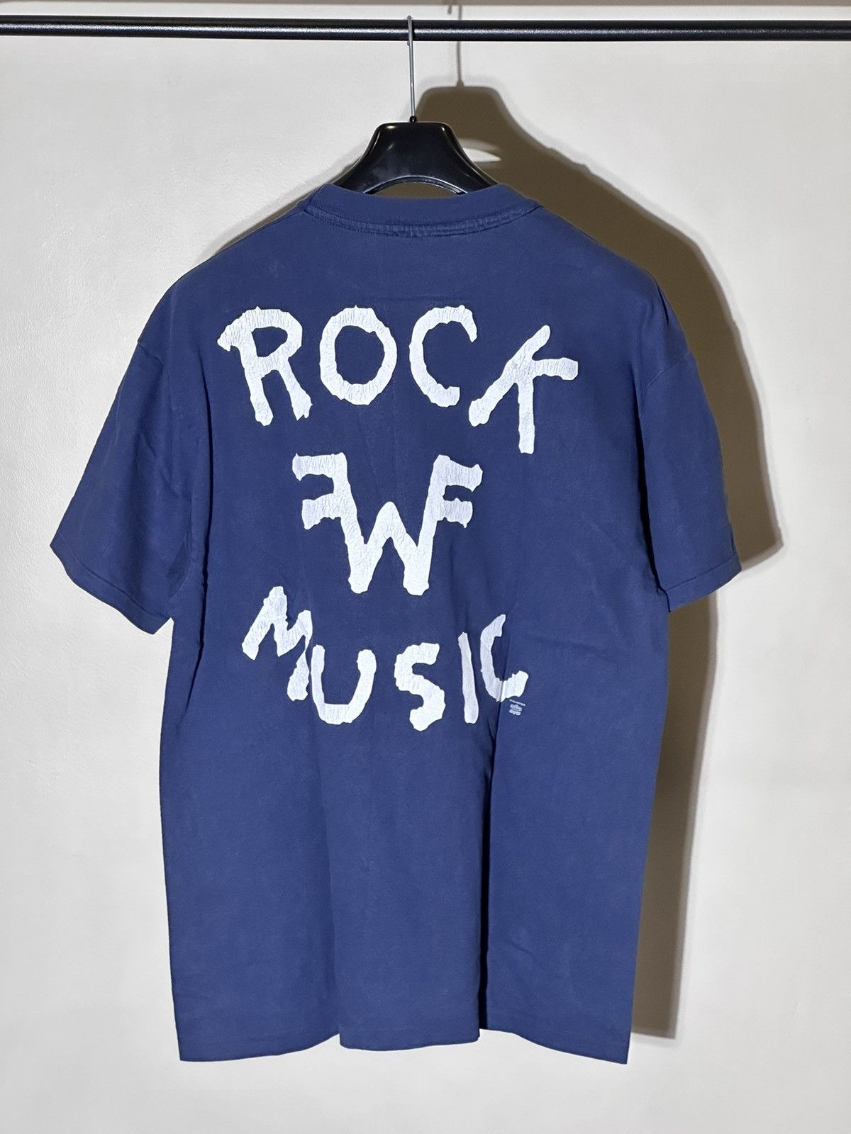T-shirt Vintage Weezer Années 90 - Parking Lot Einstein, Rare, Groupe Rock - Taille XL Noir