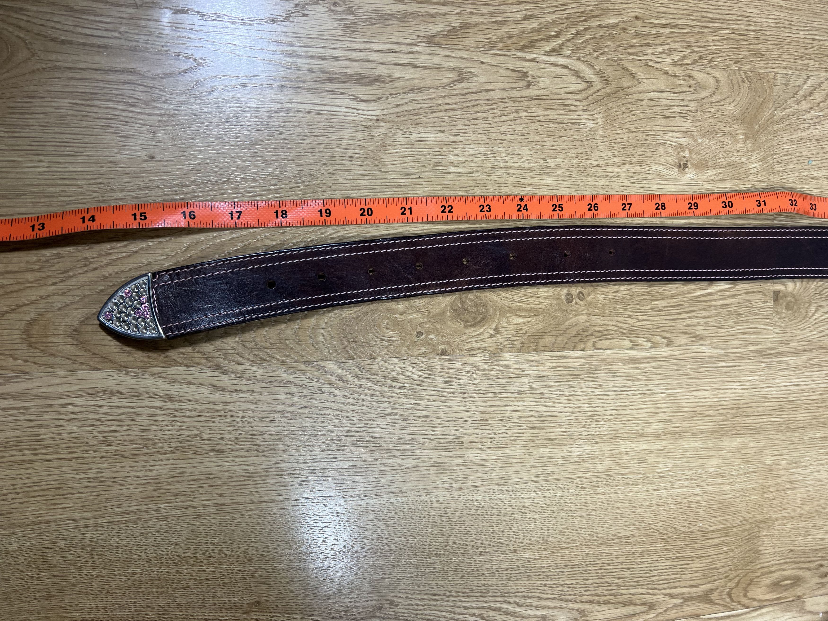 Japanese Brand × Vintage VINTAGE RHINESTONES BELT BB SIMON STYLE Size ONE SIZE - 8 Thumbnail