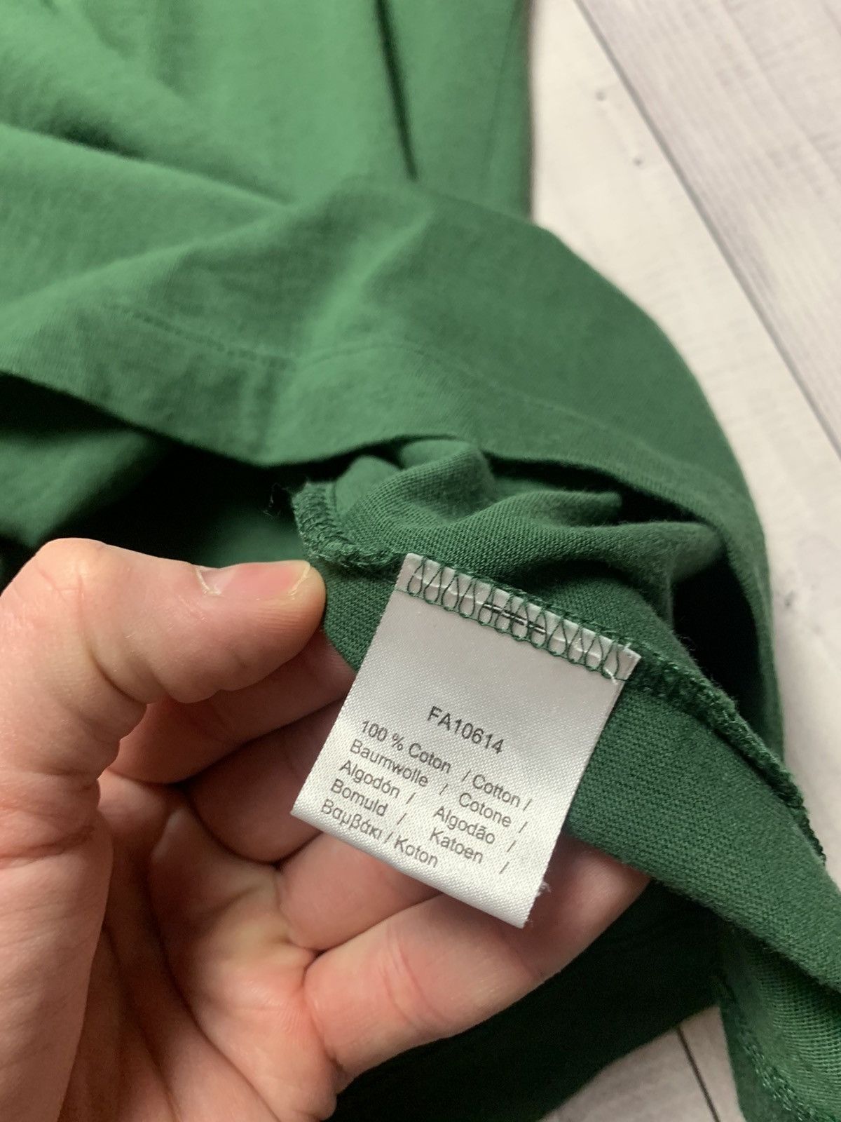 Lacoste Lacoste tee logo crocodile green rare Size US M / EU 48-50 / 2 - 7 Thumbnail
