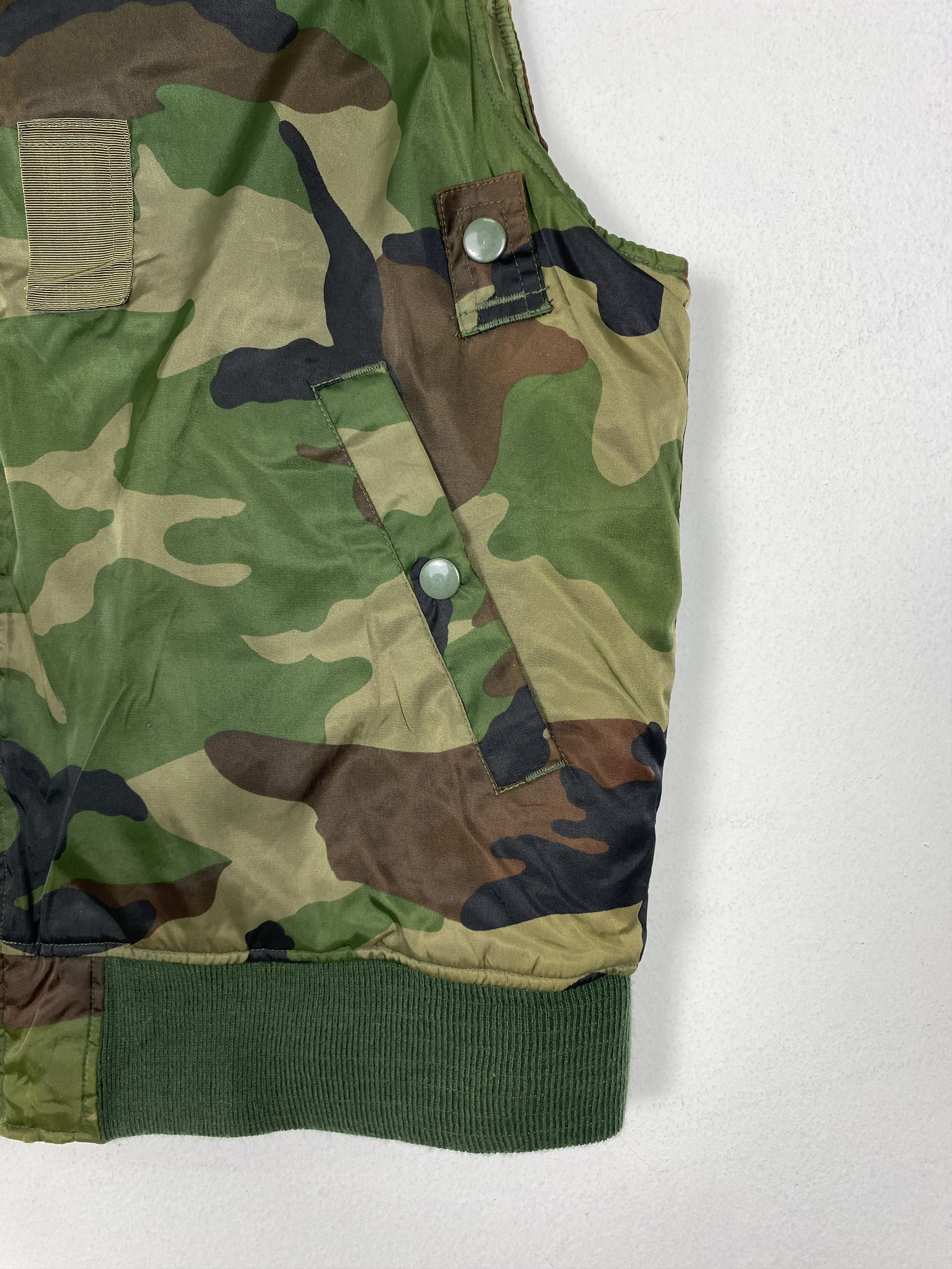Vintage Vintage Usaf Ma1 Zip Up Army Vest Size US S / EU 44-46 / 1 - 4 Thumbnail