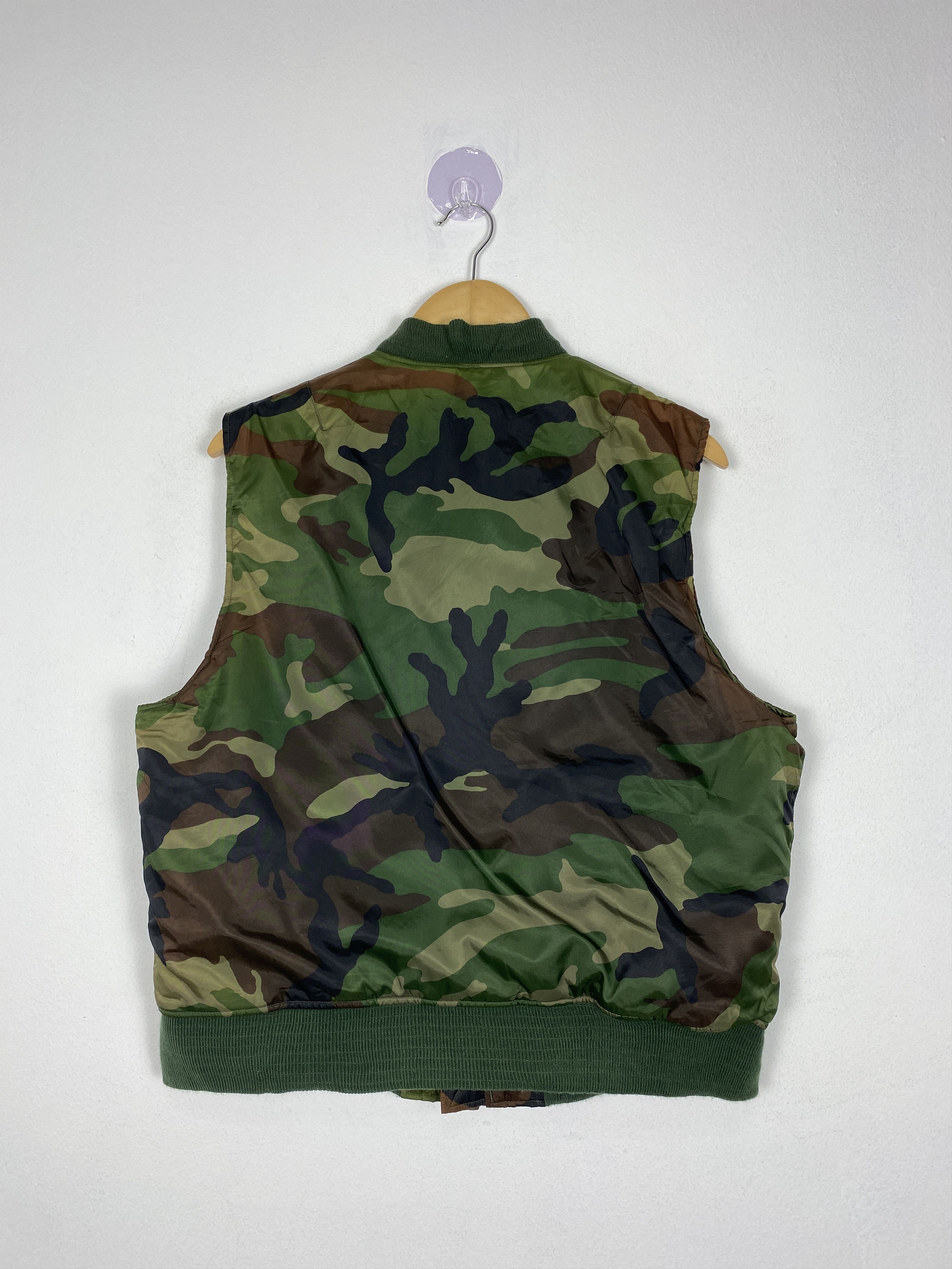Vintage Vintage Usaf Ma1 Zip Up Army Vest Size US S / EU 44-46 / 1 - 7 Thumbnail