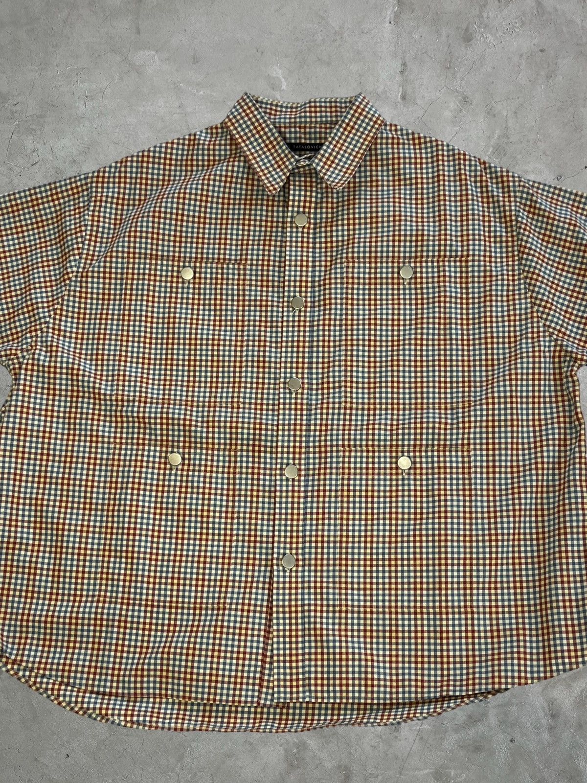 Aris Tatalovich 1/1 Aris Tatalovich Checkered Shirt Size US L / EU 52-54 / 3 - 4 Thumbnail