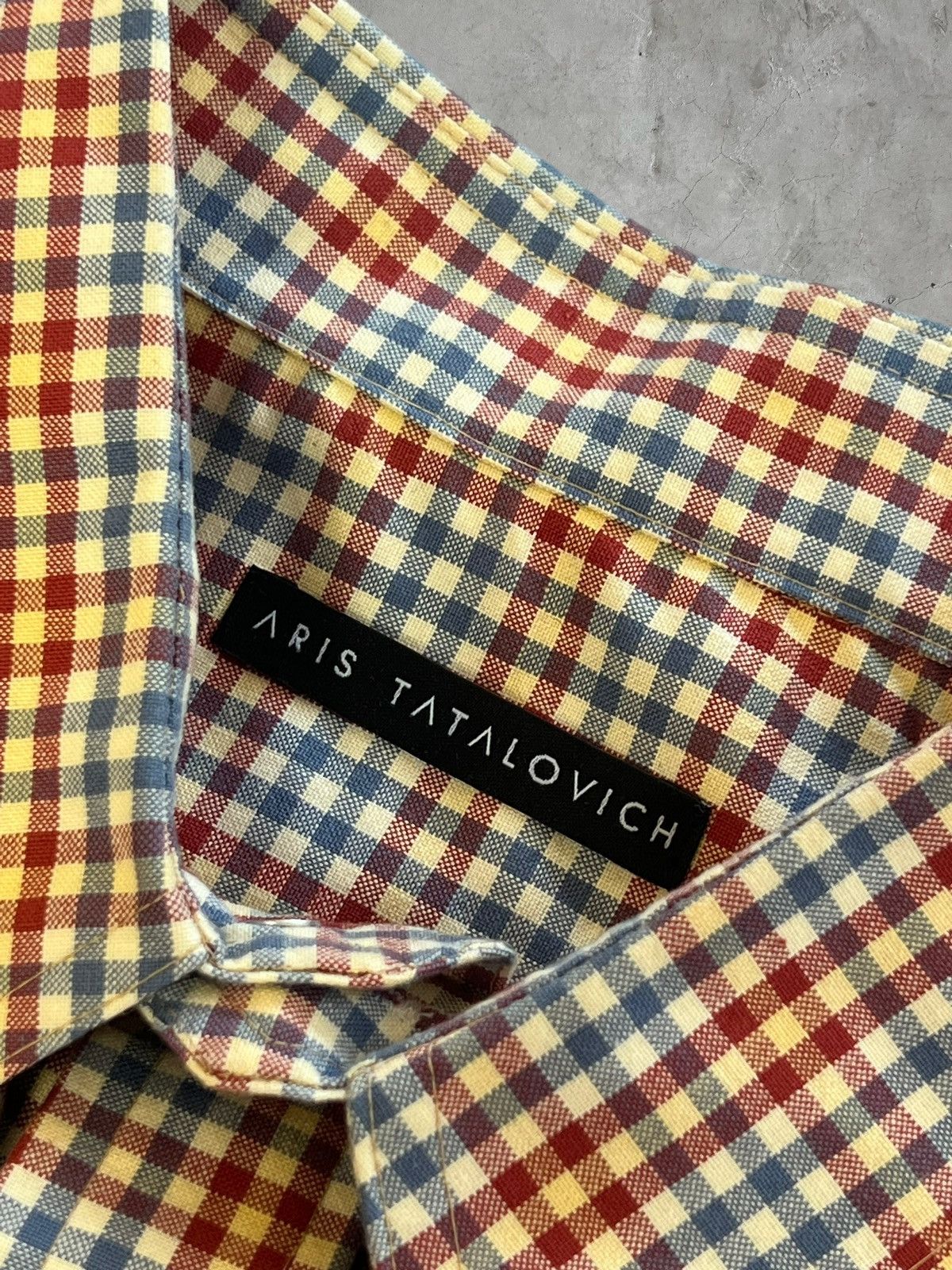 Aris Tatalovich 1/1 Aris Tatalovich Checkered Shirt Size US L / EU 52-54 / 3 - 8 Thumbnail