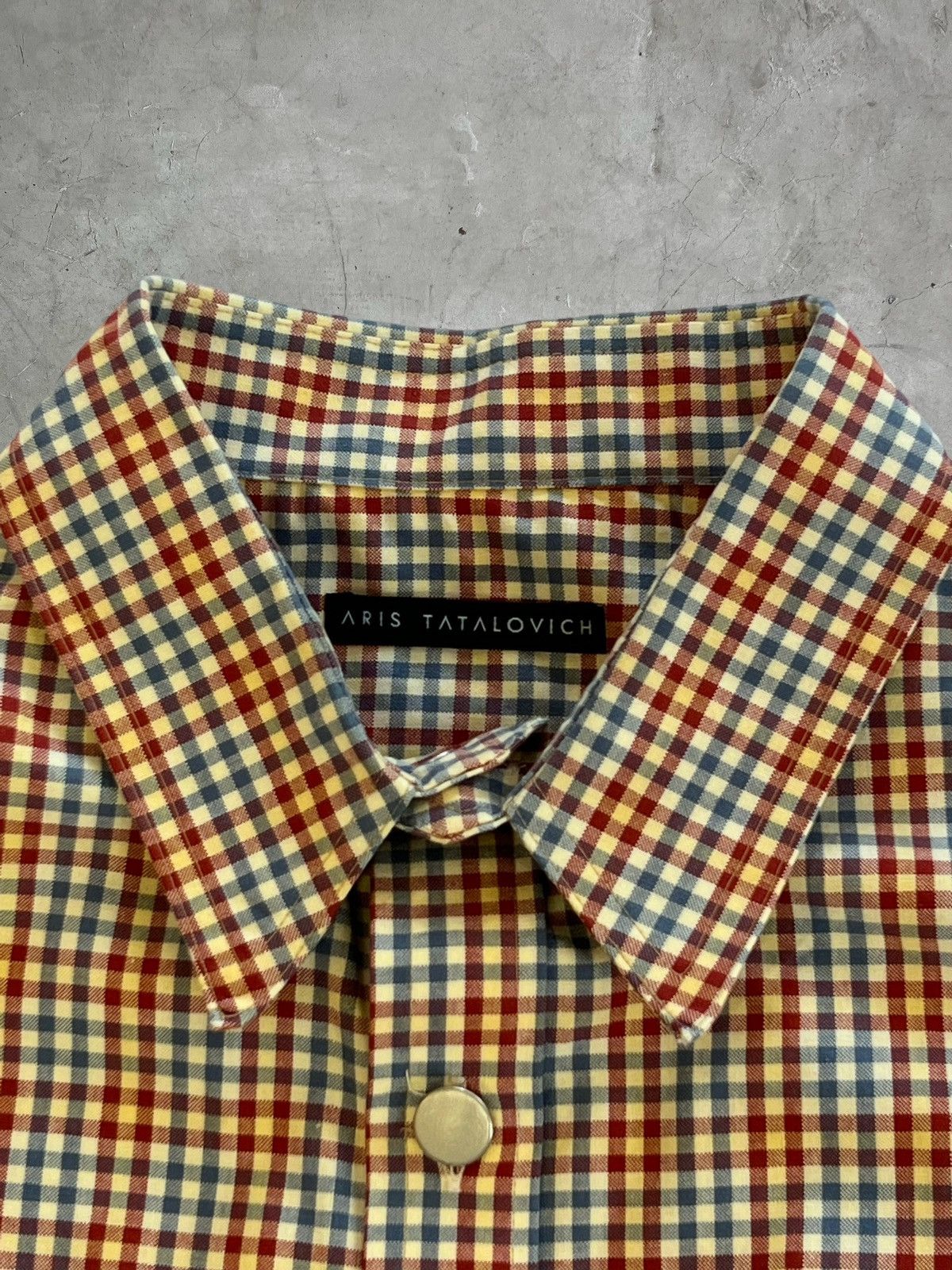 Aris Tatalovich 1/1 Aris Tatalovich Checkered Shirt Size US L / EU 52-54 / 3 - 9 Thumbnail