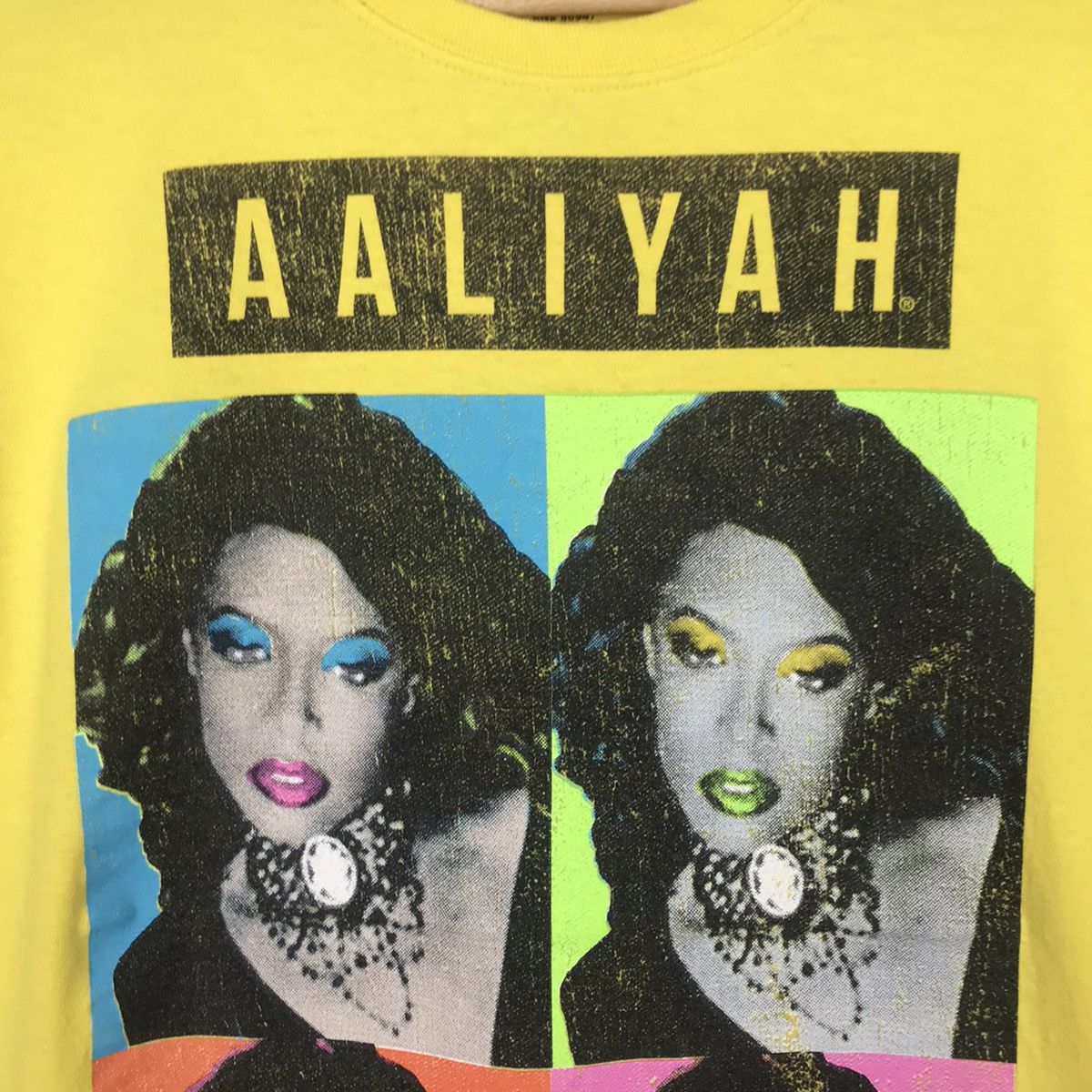 Band Tees × Rap Tees Aaliyah American Singer Hip Hop Promo Album Tour Tee Size US S / EU 44-46 / 1 - 5 Thumbnail