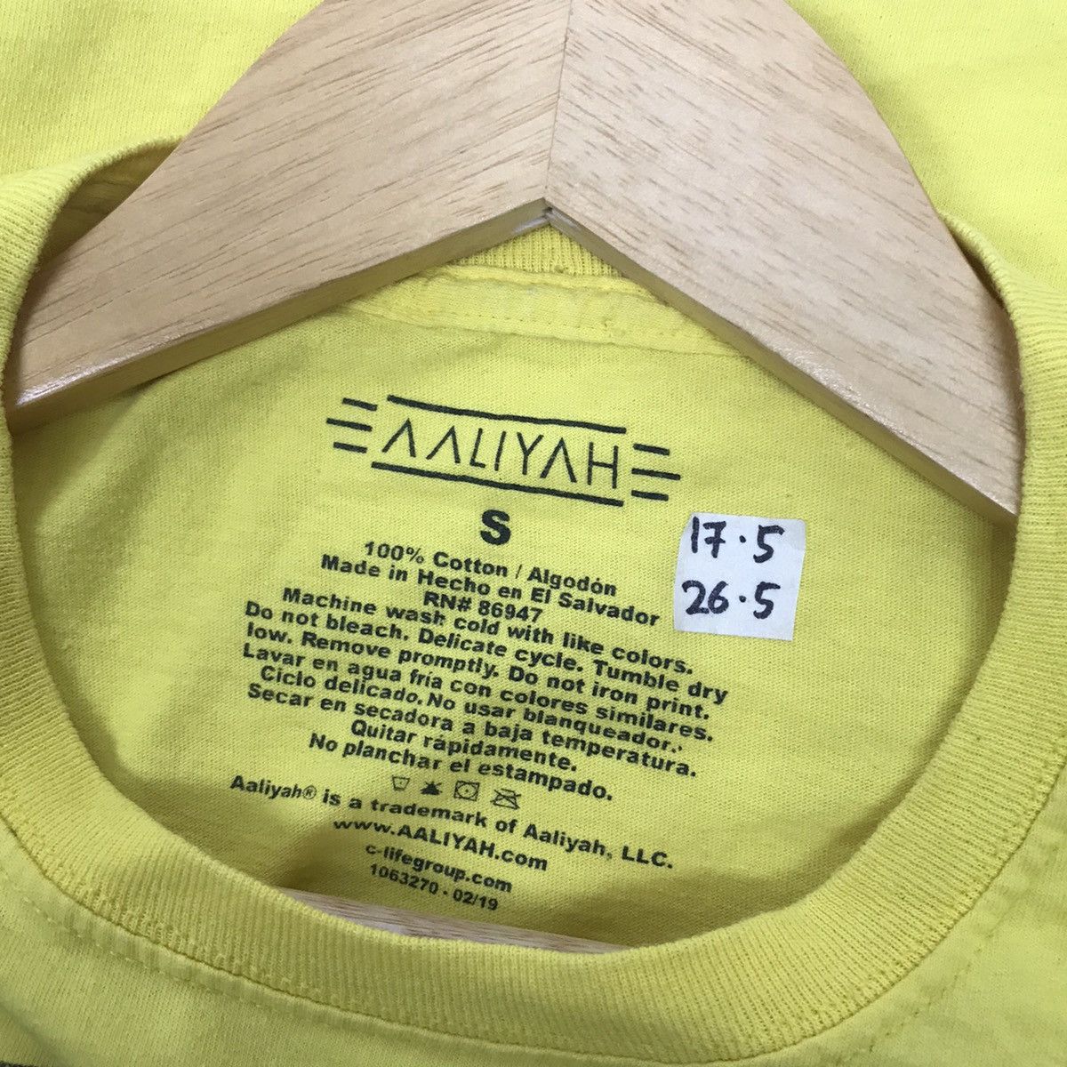 Band Tees × Rap Tees Aaliyah American Singer Hip Hop Promo Album Tour Tee Size US S / EU 44-46 / 1 - 7 Thumbnail