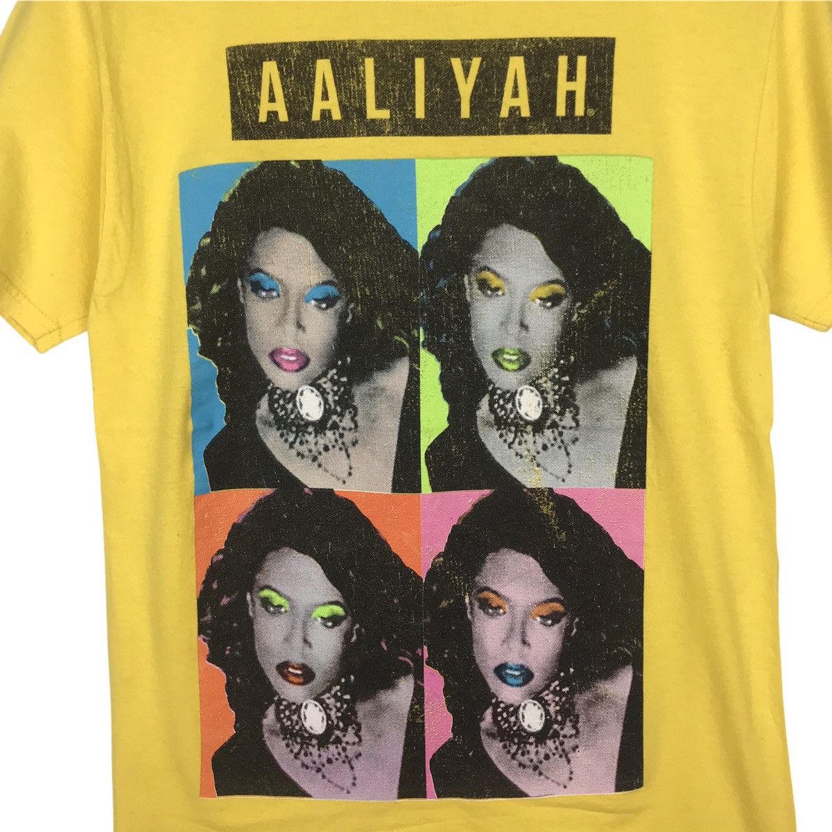 Band Tees × Rap Tees Aaliyah American Singer Hip Hop Promo Album Tour Tee Size US S / EU 44-46 / 1 - 4 Thumbnail