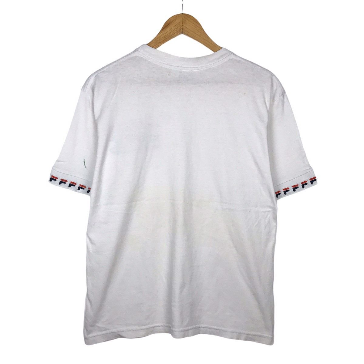 Fila × Vintage Vintage 90s FILA With Big Logo Side Tape Ringer Size US S / EU 44-46 / 1 - 2 Thumbnail