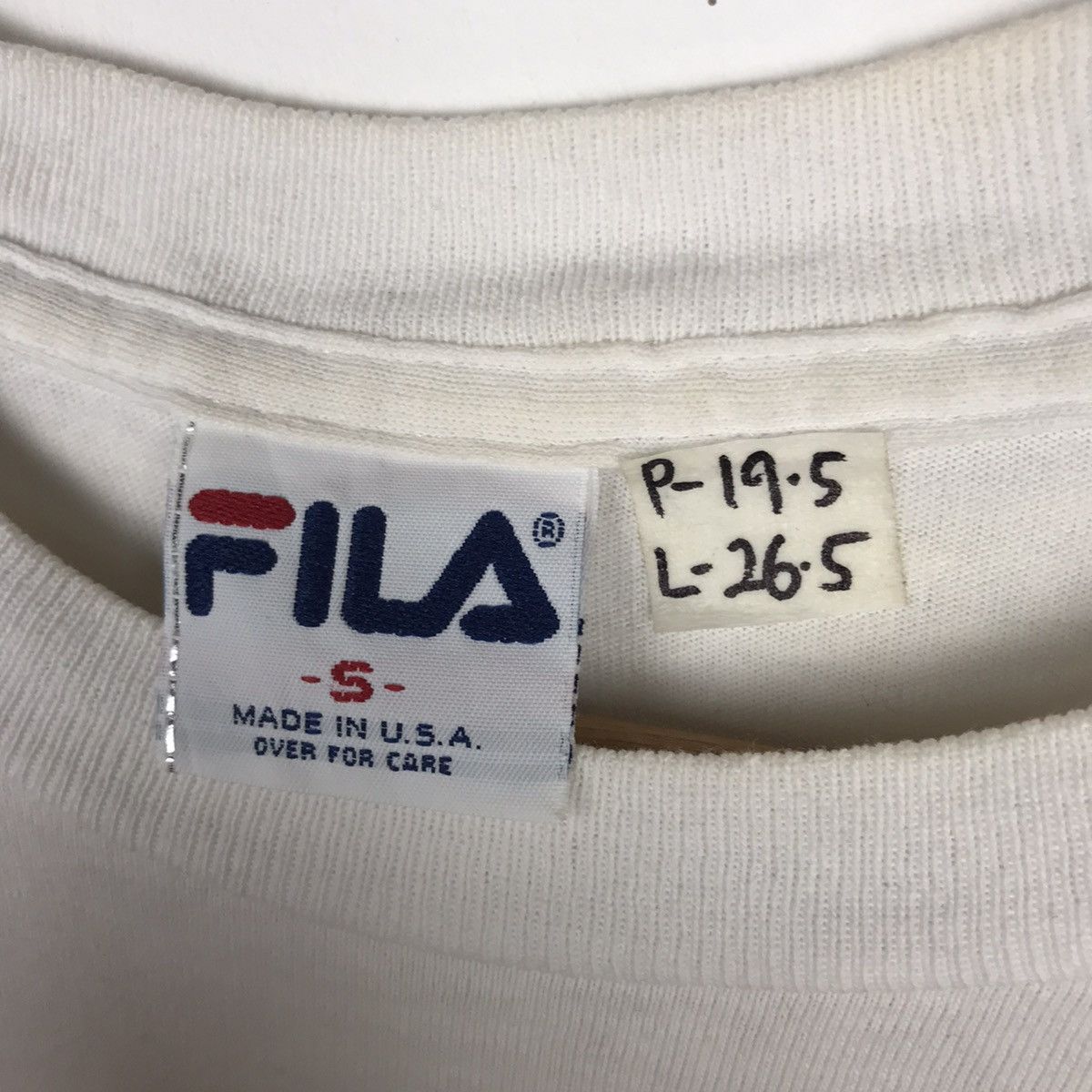 Fila × Vintage Vintage 90s FILA With Big Logo Side Tape Ringer Size US S / EU 44-46 / 1 - 6 Thumbnail