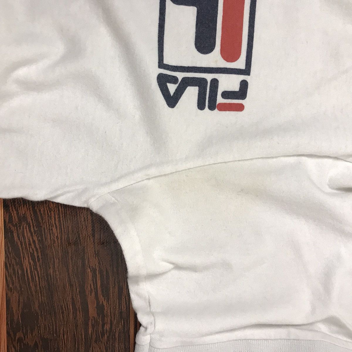 Fila × Vintage Vintage 90s FILA With Big Logo Side Tape Ringer Size US S / EU 44-46 / 1 - 10 Thumbnail