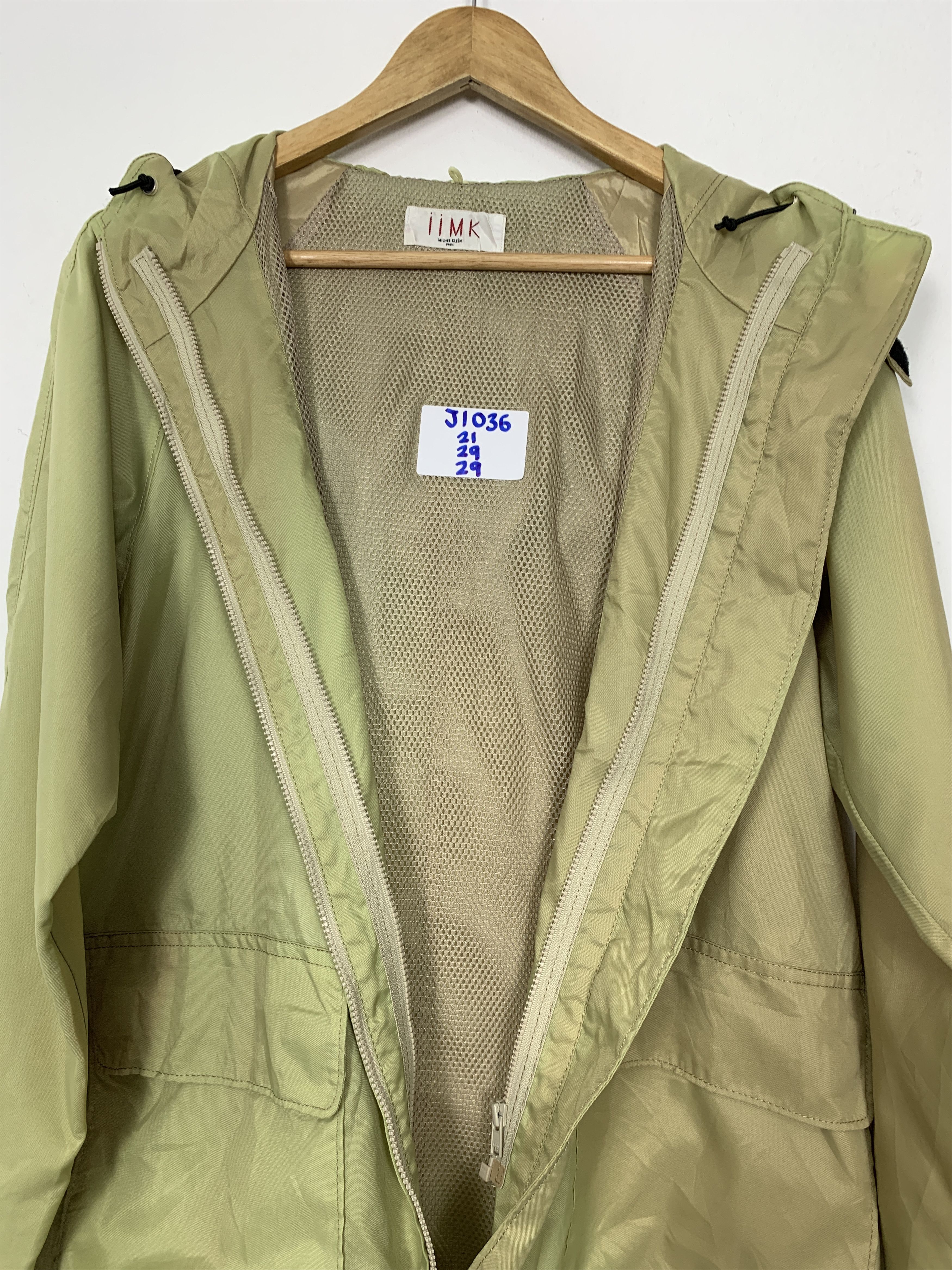 Michel Klein × Vintage Vintage MICHEL KLEIN Sunfaded Hoodie Jacket Size US S / EU 44-46 / 1 - 11 Thumbnail