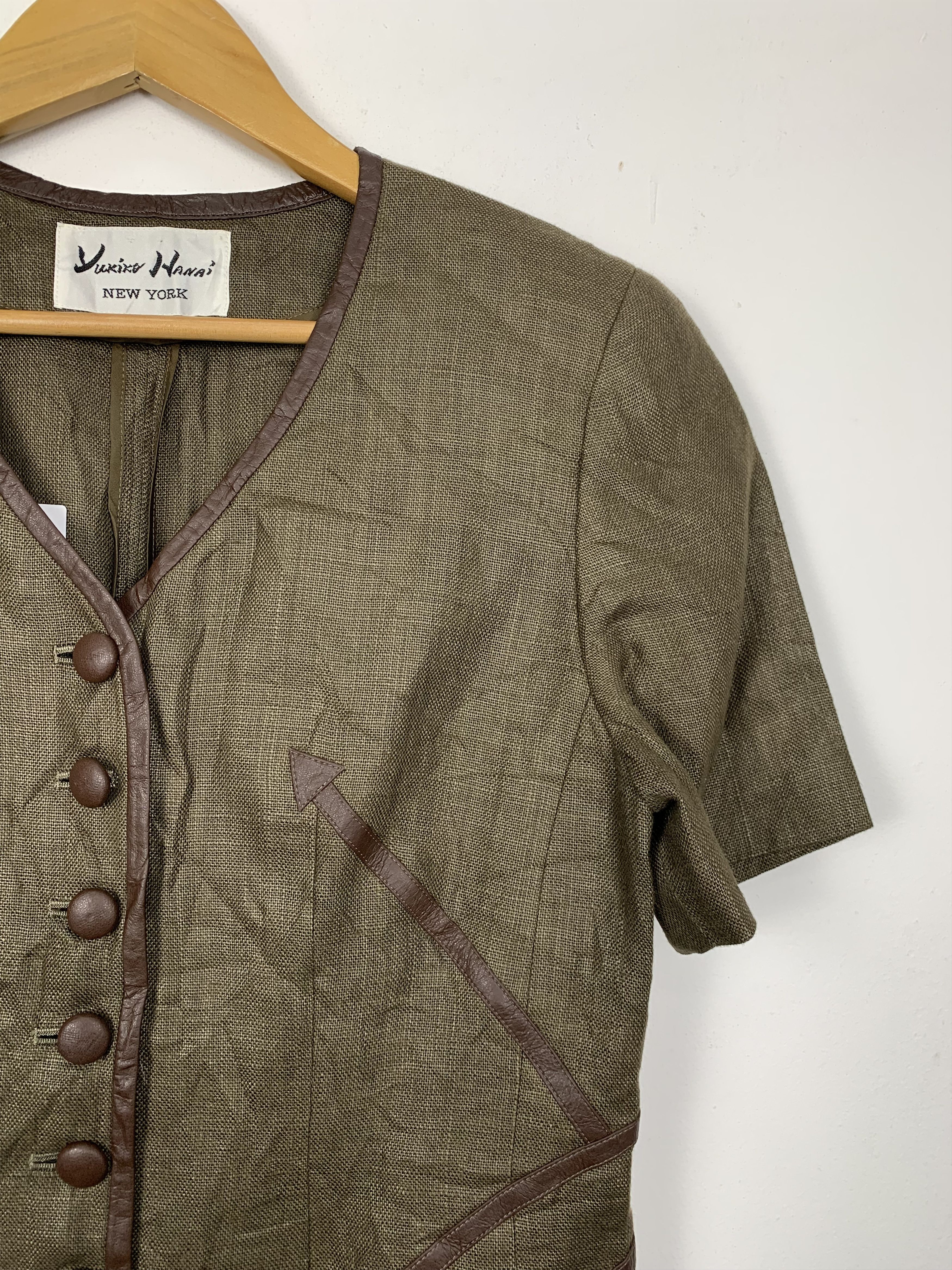 Japanese Brand Vintage HANAI New York Button Up Shirt J0672 Size S / US 4 / IT 40 - 4 Thumbnail