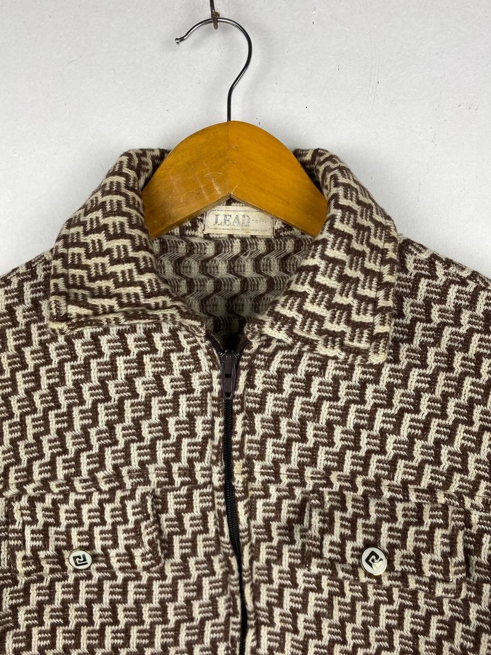 Japanese Brand × Vintage vintage japanese brands wool jacket fullprint Size M / US 6-8 / IT 42-44 - 2 Thumbnail