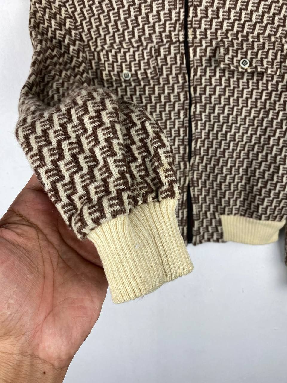 Japanese Brand × Vintage vintage japanese brands wool jacket fullprint Size M / US 6-8 / IT 42-44 - 4 Thumbnail