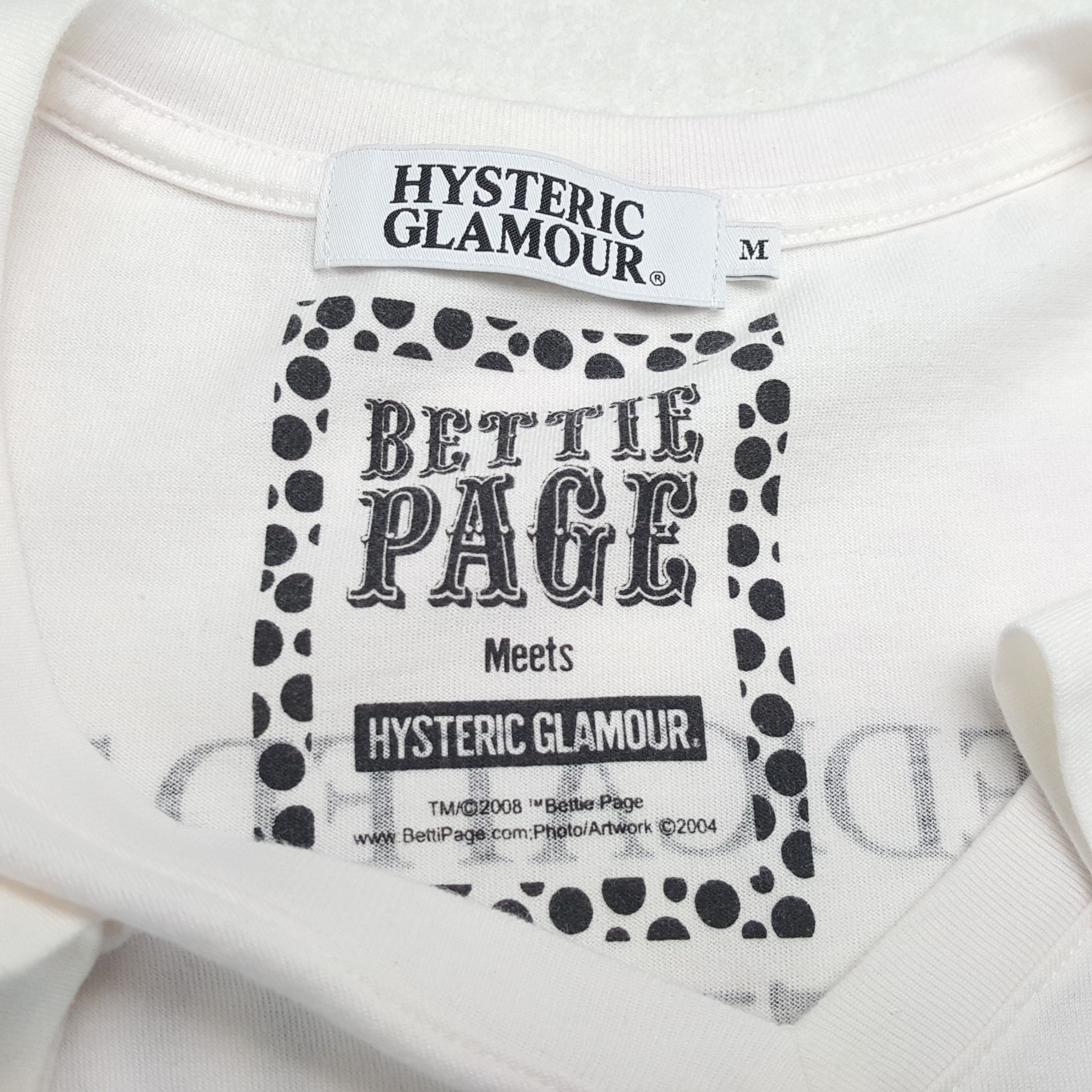 Hysteric Glamour × Japanese Brand × Vintage HYSTERIC GLAMOUR Japanese Brand Streetwear Custom Tshirt Size US S / EU 44-46 / 1 - 8 Thumbnail