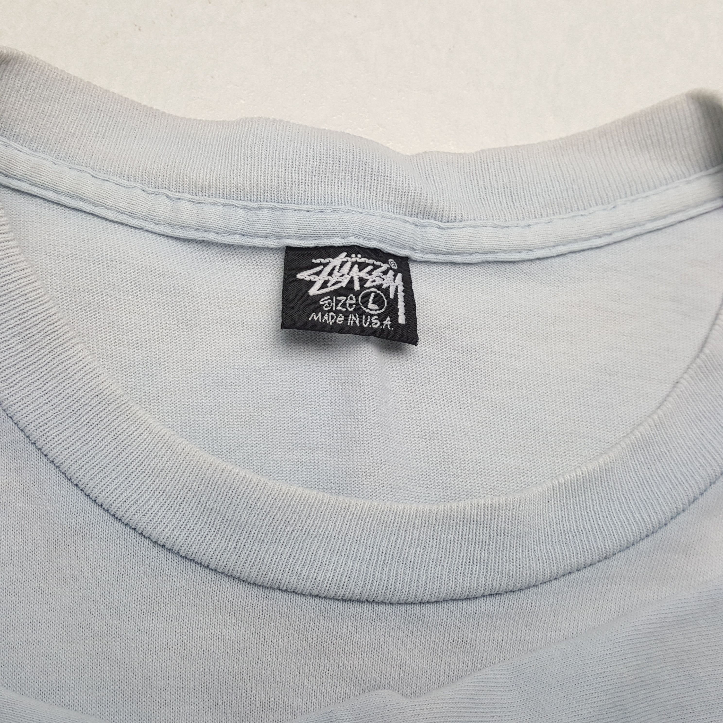 Stussy × Vintage STUSSY Streetwear Skateboard Vintage 80's Tshirt Size US L / EU 52-54 / 3 - 7 Thumbnail