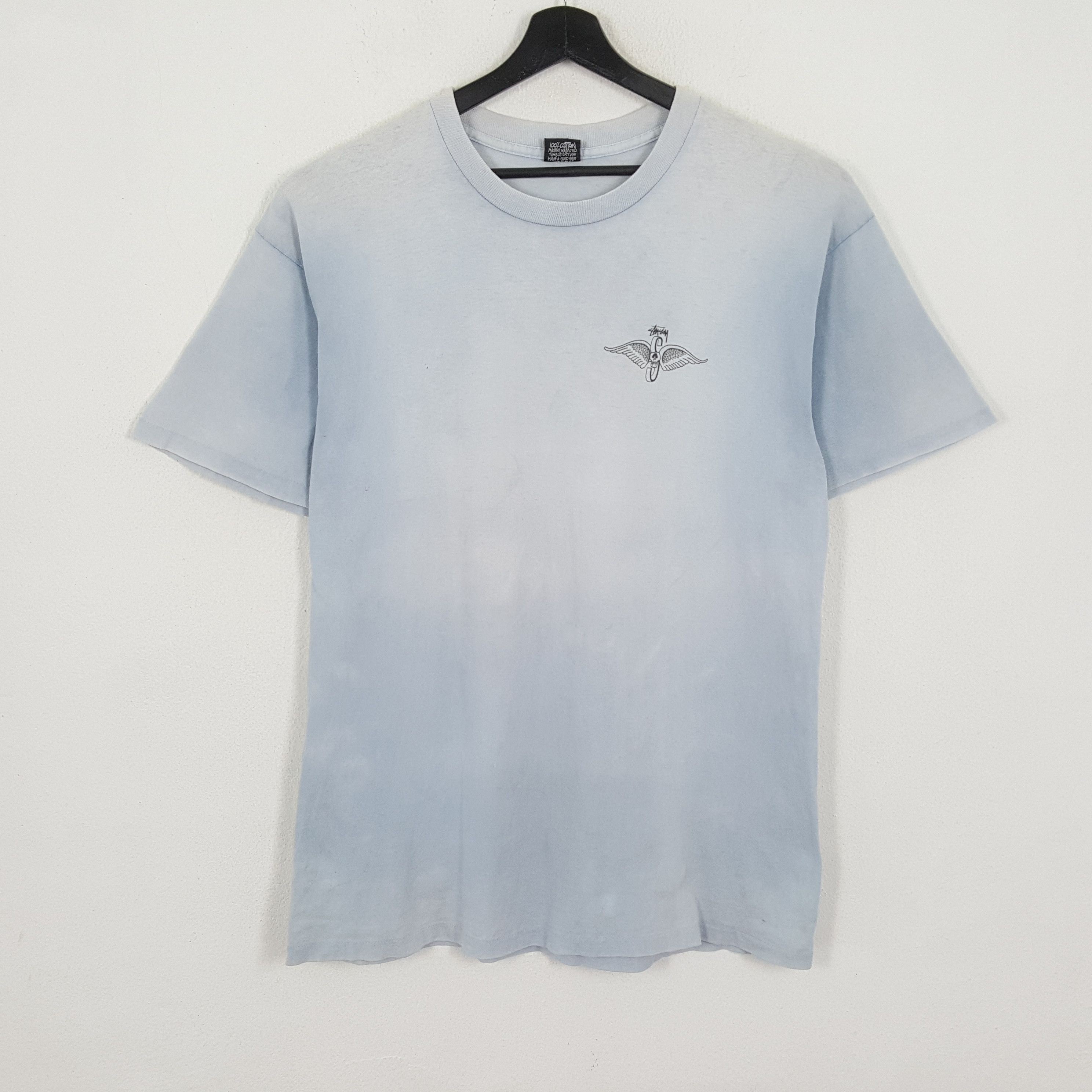 Stussy × Vintage STUSSY Streetwear Skateboard Vintage 80's Tshirt Size US L / EU 52-54 / 3 - 3 Thumbnail