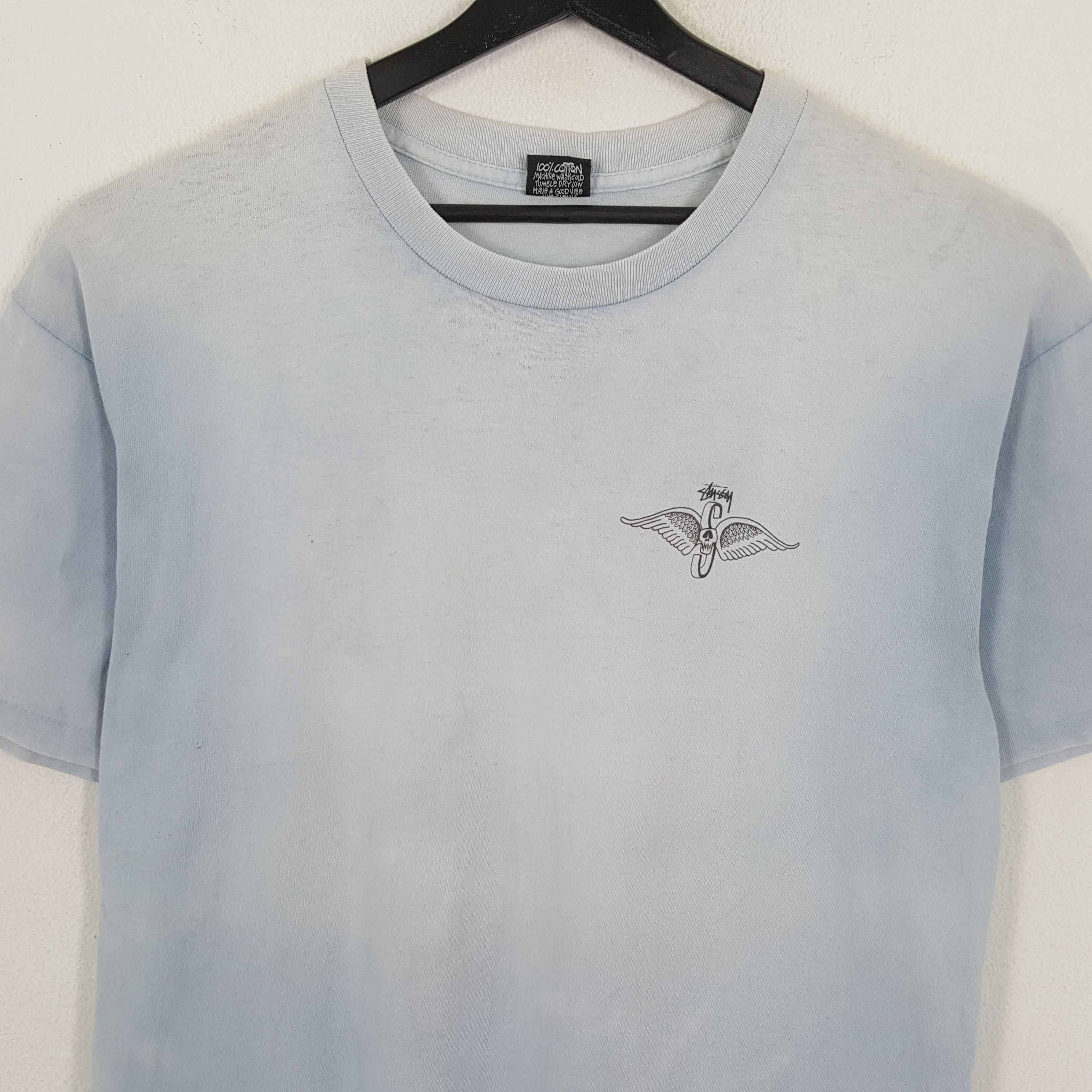 Stussy × Vintage STUSSY Streetwear Skateboard Vintage 80's Tshirt Size US L / EU 52-54 / 3 - 4 Thumbnail