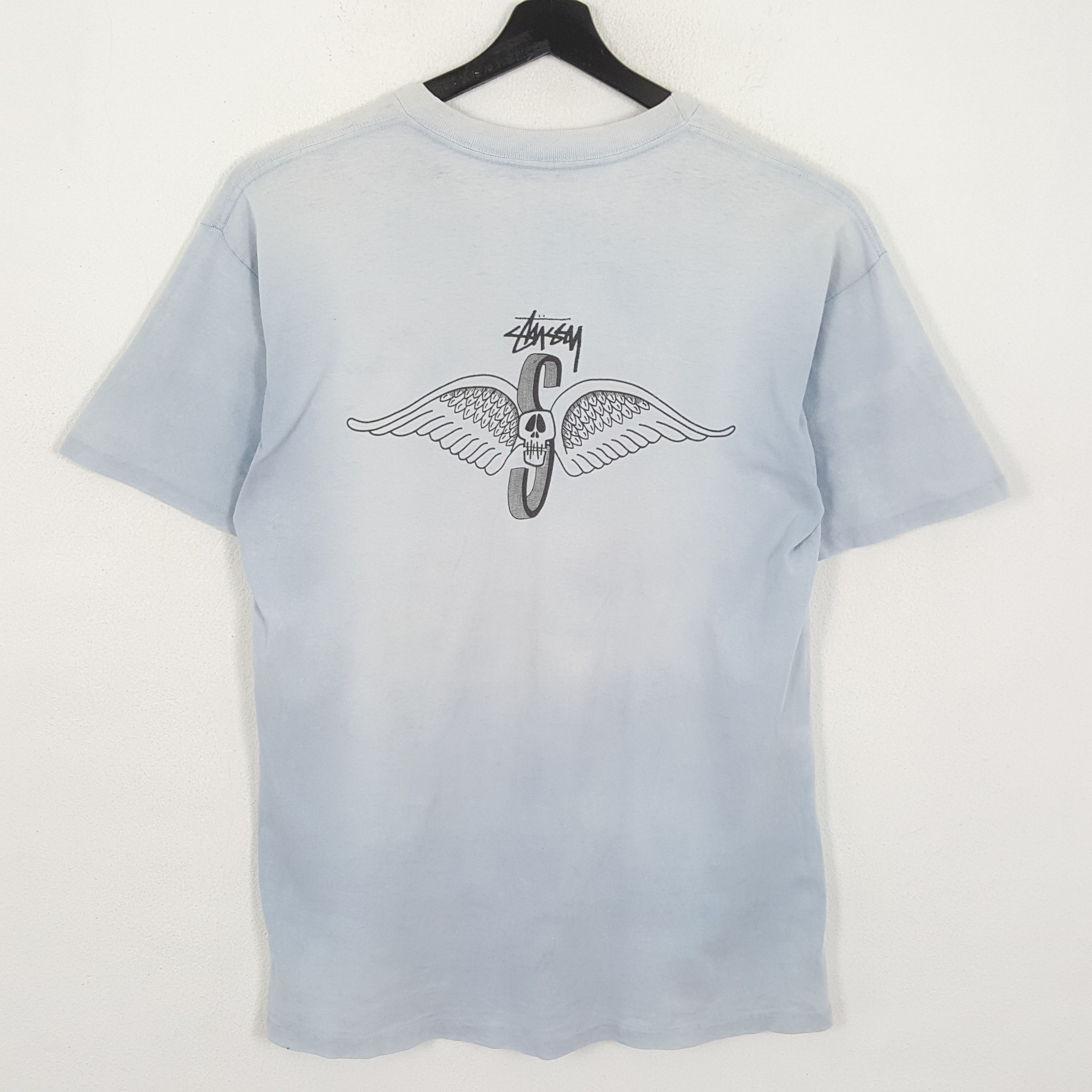 Stussy × Vintage STUSSY Streetwear Skateboard Vintage 80's Tshirt Size US L / EU 52-54 / 3 - 1 Thumbnail