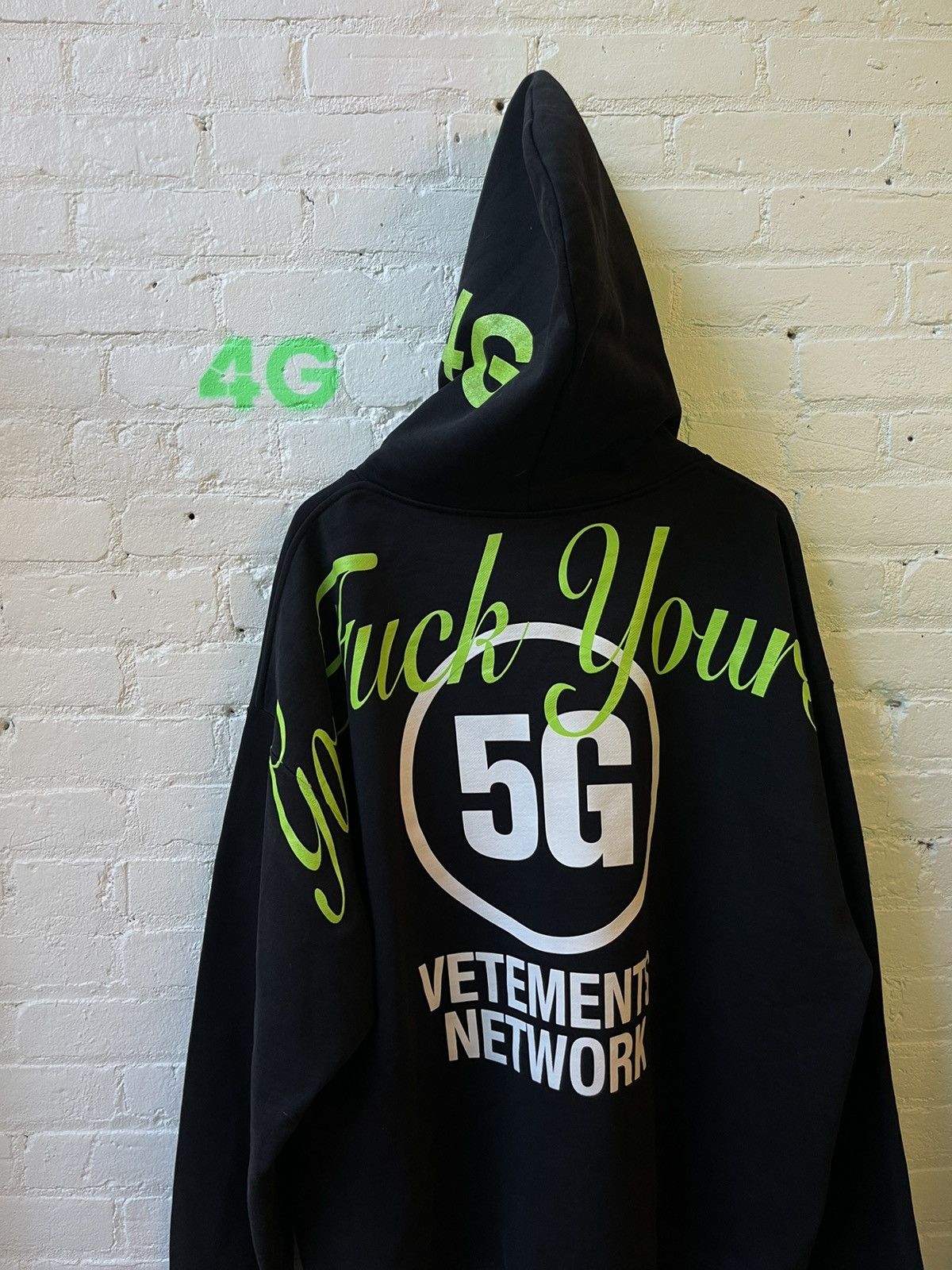 Vetements Fuck Vetements 5G // 4G GO FUCK YOURSELF HOODIE | Grailed