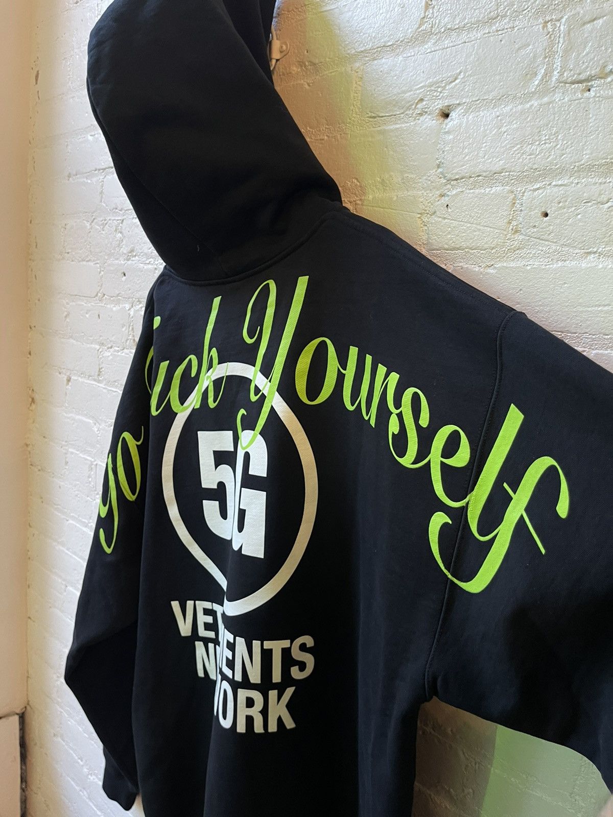Vetements Fuck Vetements 5G // 4G GO FUCK YOURSELF HOODIE Size US XXL / EU 58 / 5 - 6 Thumbnail