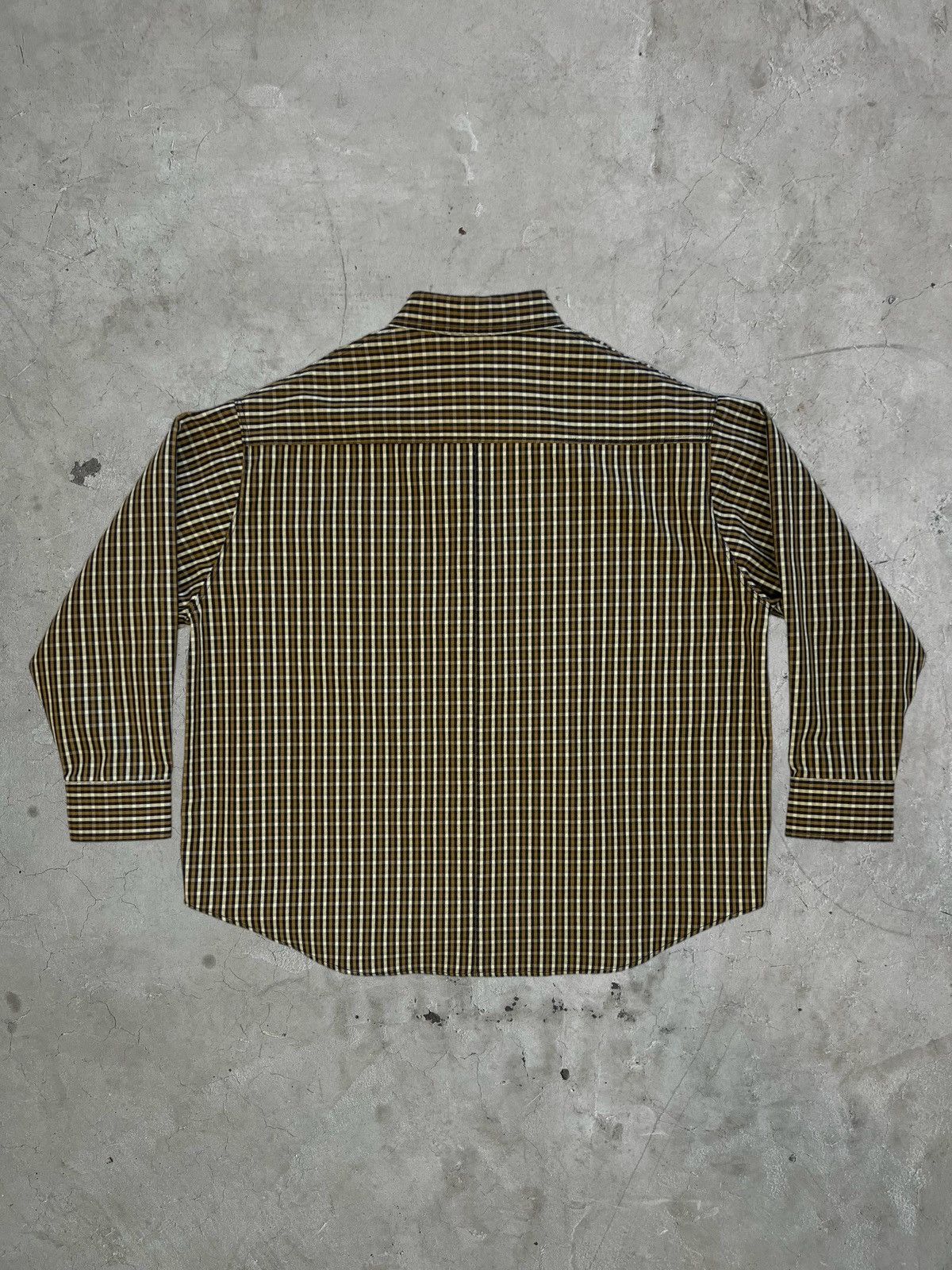 Aris Tatalovich 1/1 Aris Tatalovich Micro Plaid Checkered Work Shirt Size US L / EU 52-54 / 3 - 4 Thumbnail