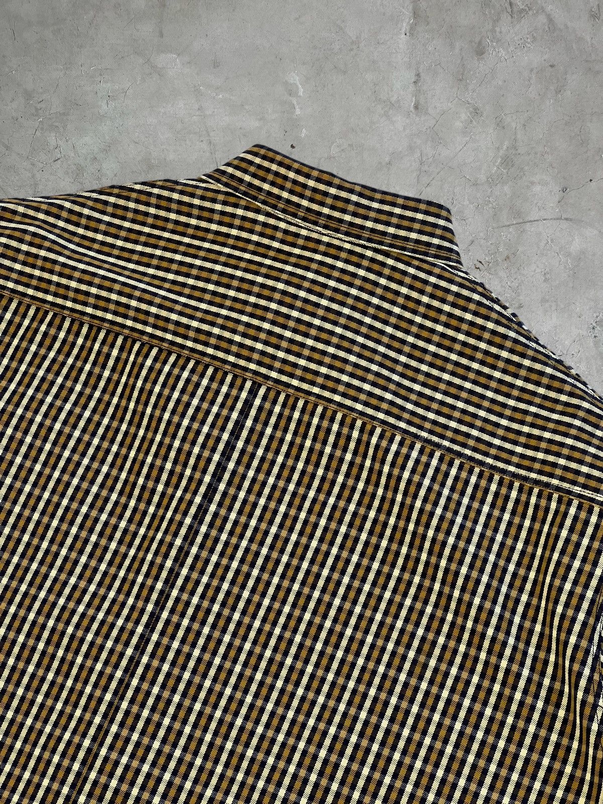 Aris Tatalovich 1/1 Aris Tatalovich Micro Plaid Checkered Work Shirt Size US L / EU 52-54 / 3 - 12 Thumbnail