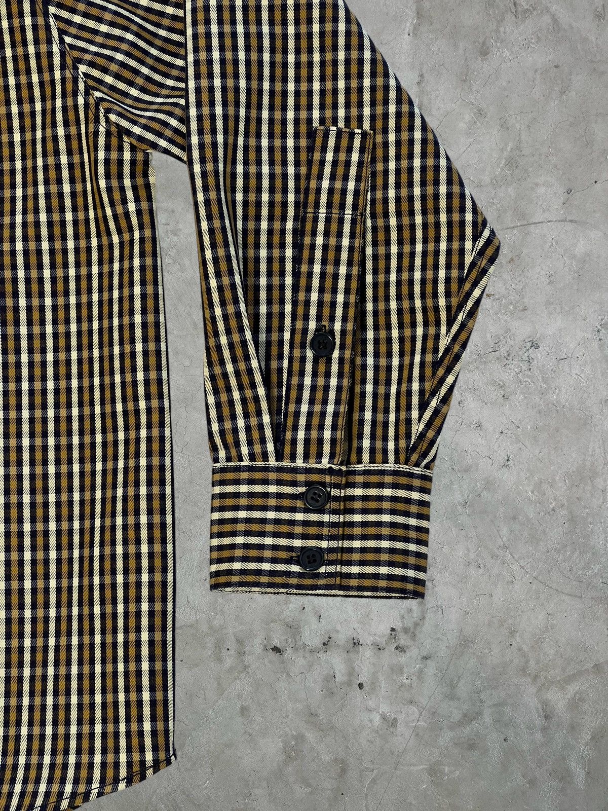 Aris Tatalovich 1/1 Aris Tatalovich Micro Plaid Checkered Work Shirt Size US L / EU 52-54 / 3 - 6 Thumbnail