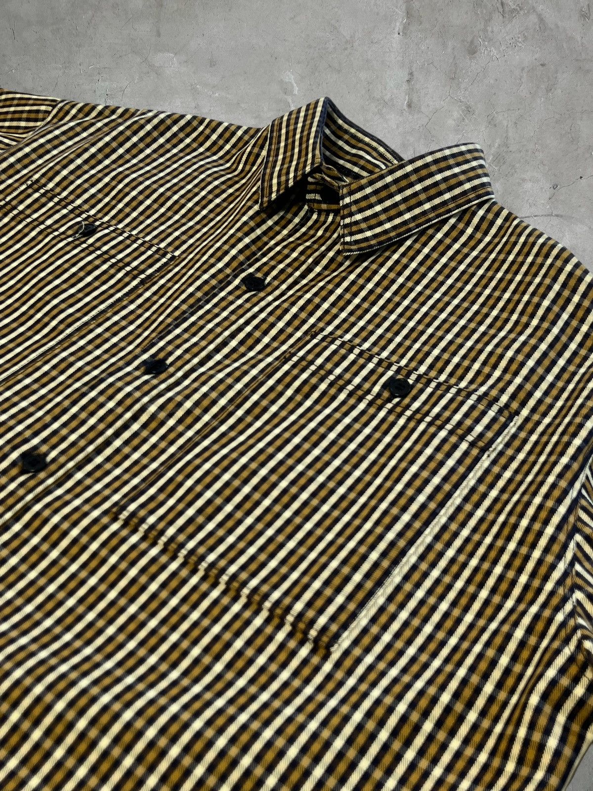 Aris Tatalovich 1/1 Aris Tatalovich Micro Plaid Checkered Work Shirt Size US L / EU 52-54 / 3 - 10 Thumbnail