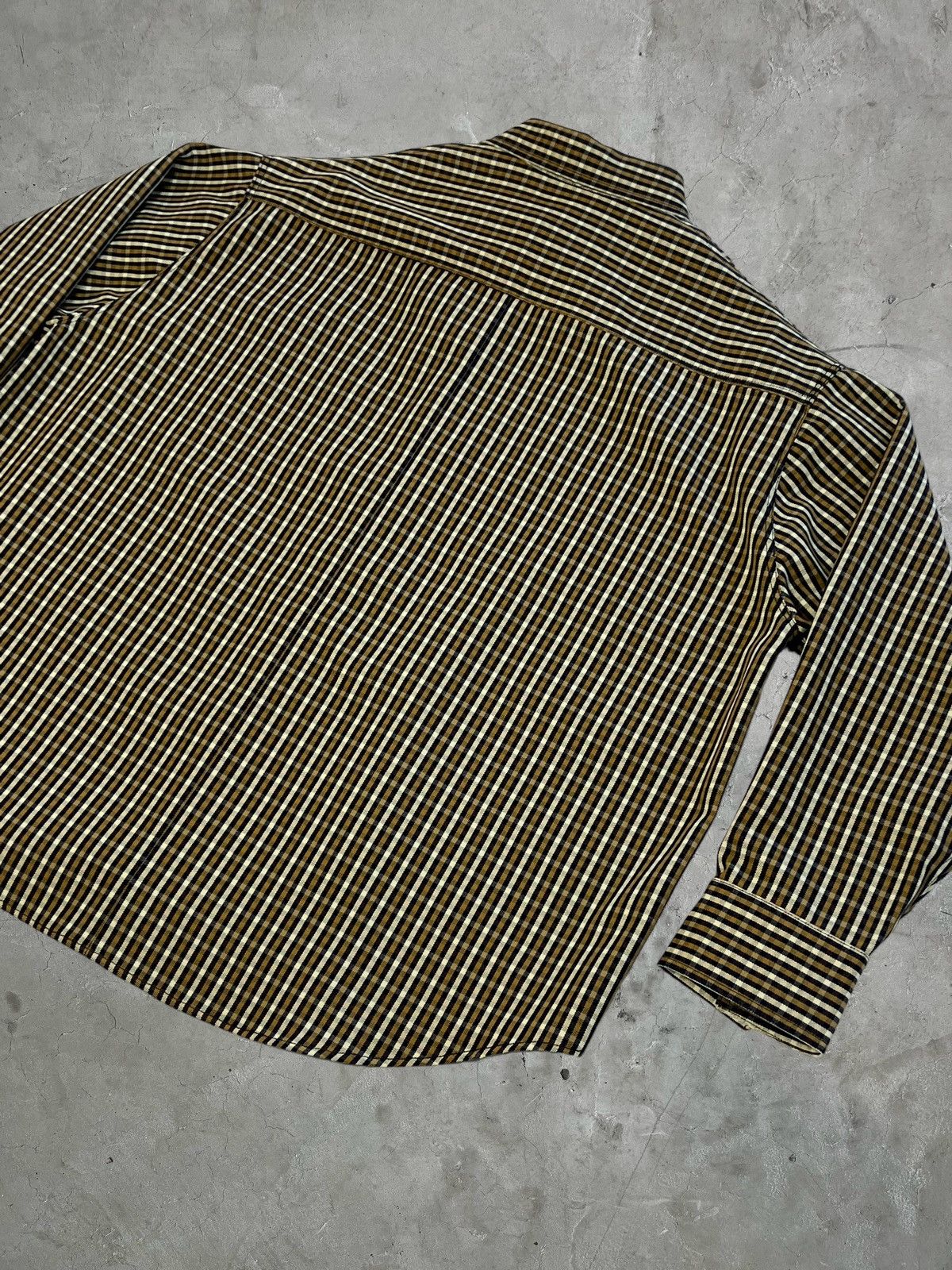 Aris Tatalovich 1/1 Aris Tatalovich Micro Plaid Checkered Work Shirt Size US L / EU 52-54 / 3 - 11 Thumbnail