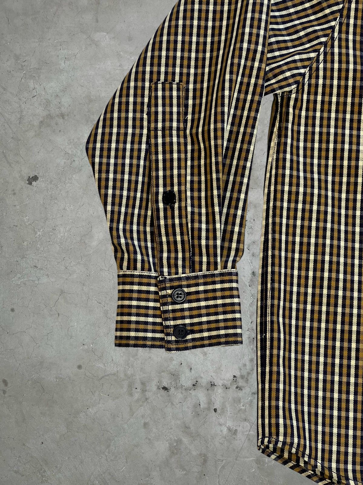 Aris Tatalovich 1/1 Aris Tatalovich Micro Plaid Checkered Work Shirt Size US L / EU 52-54 / 3 - 8 Thumbnail