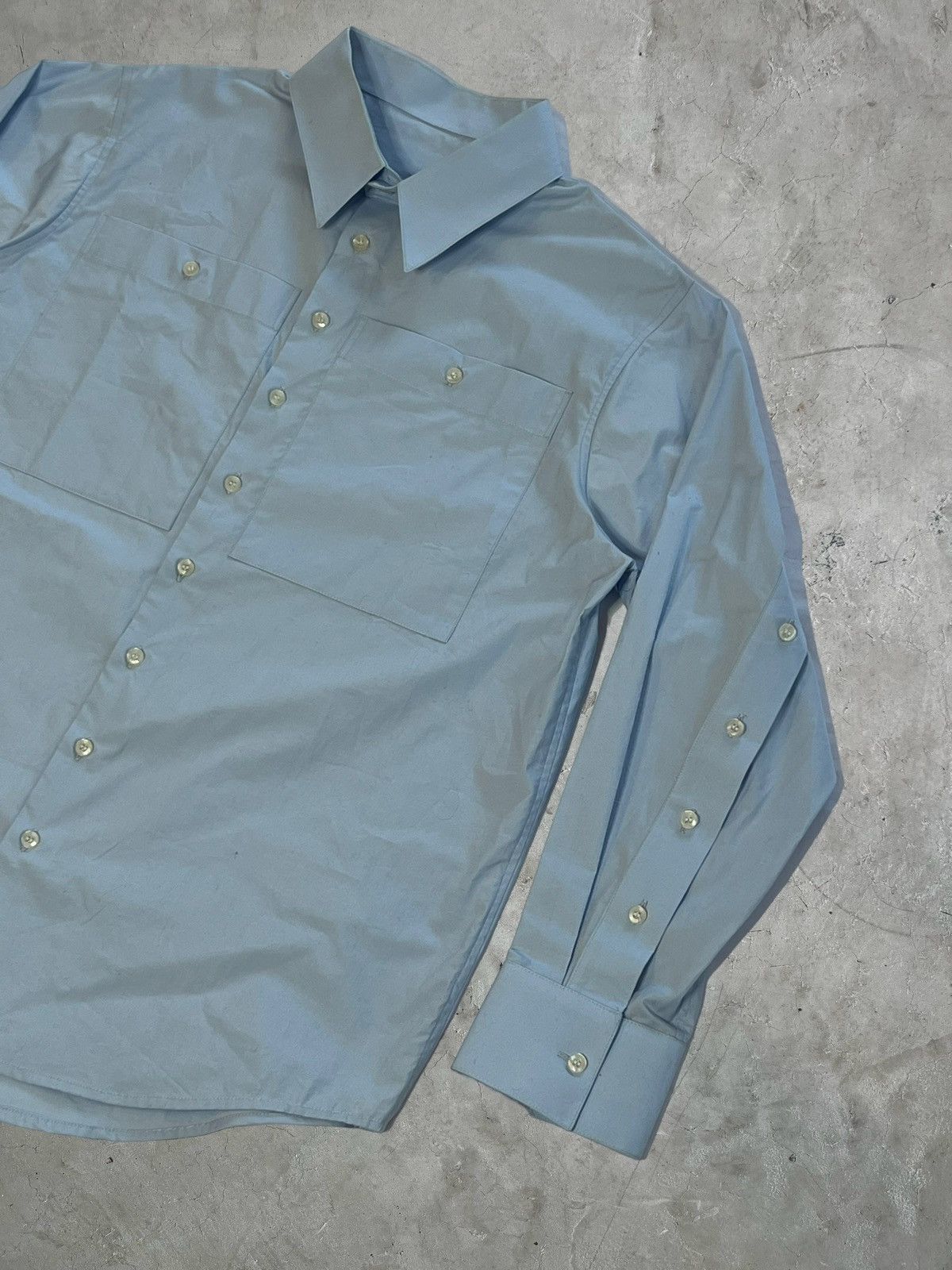 Aris Tatalovich 1/1 Aris Tatalovich Extended Sleeve Placket Work Shirt Size US L / EU 52-54 / 3 - 5 Thumbnail