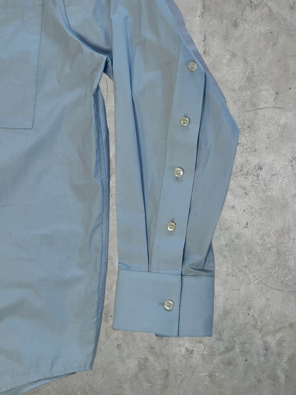 Aris Tatalovich 1/1 Aris Tatalovich Extended Sleeve Placket Work Shirt Size US L / EU 52-54 / 3 - 6 Thumbnail