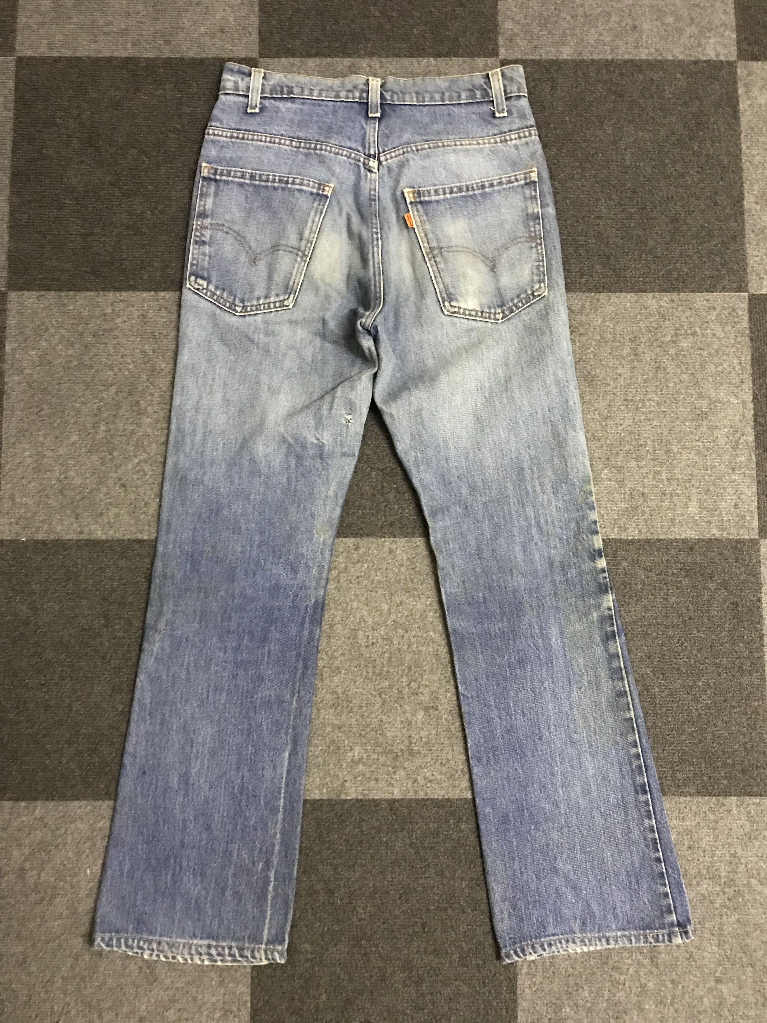 Levi's VLEV99 - Vintage 70s Levis 517 Orange Tab Distressed Jeans Size 30" / US 8 / IT 44 - 10 Thumbnail